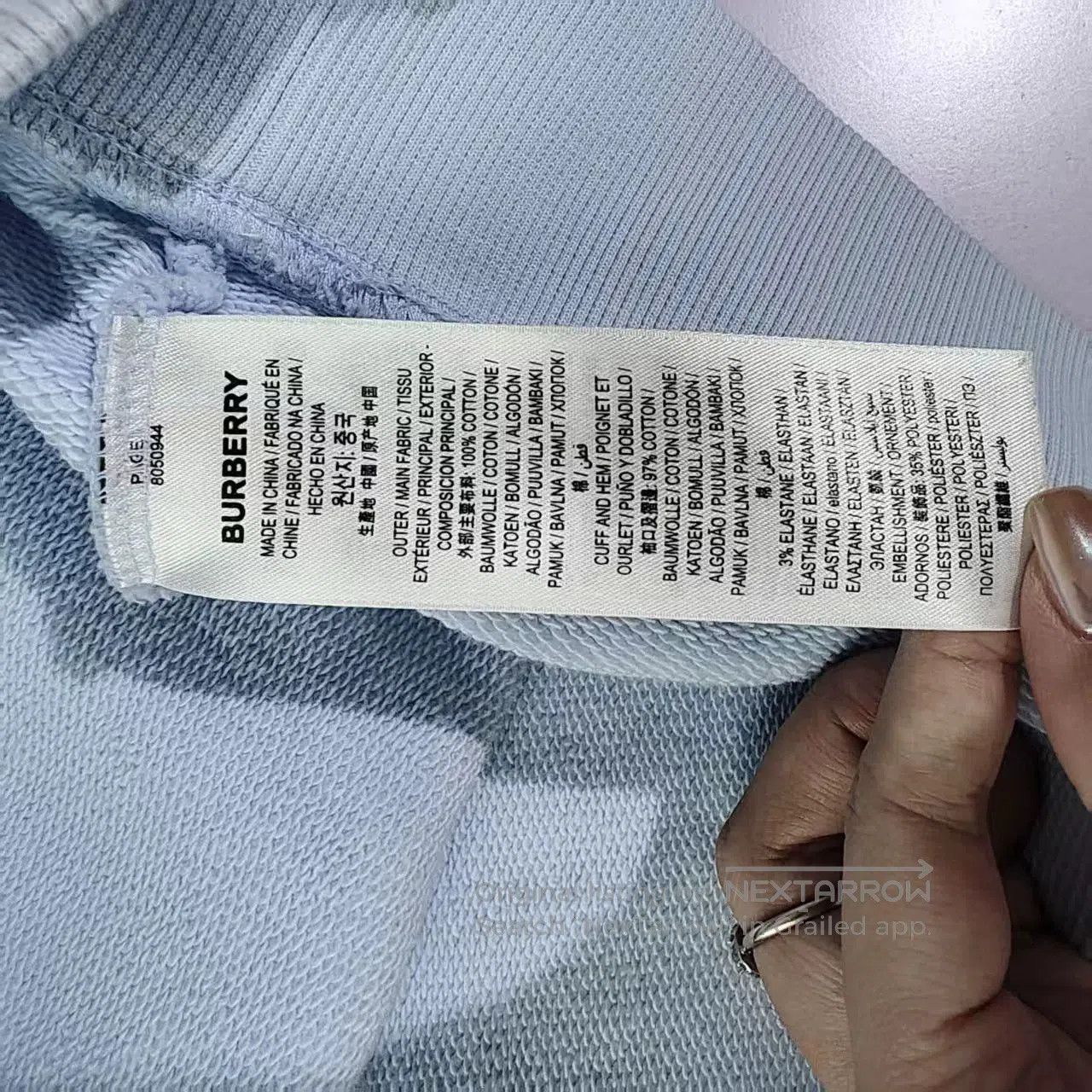 Burberry burberry hoodie in light gray, size xs. Size US XS / EU 42 / 0 - 6 Thumbnail