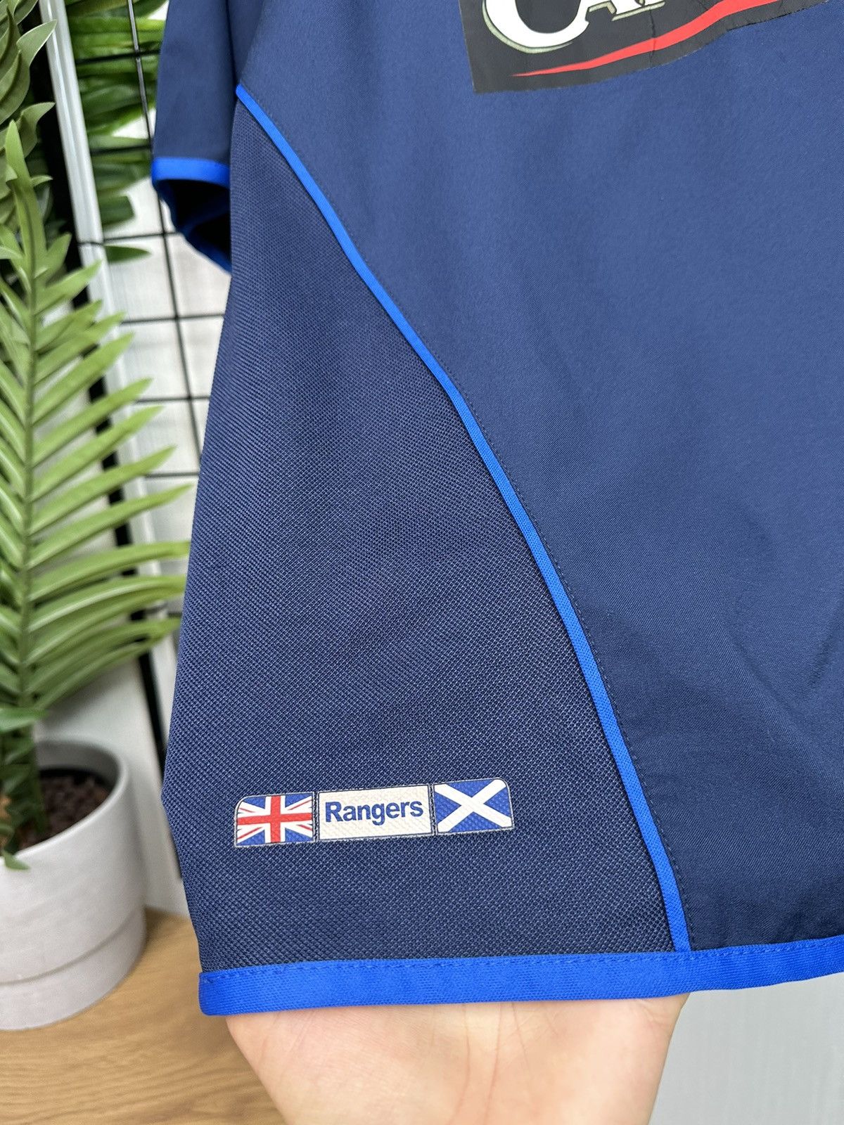 Umbro × Vintage Glasgow Rangers vintage 00’s training jersey Umbro Men Navy Size US M / EU 48-50 / 2 - 6 Thumbnail