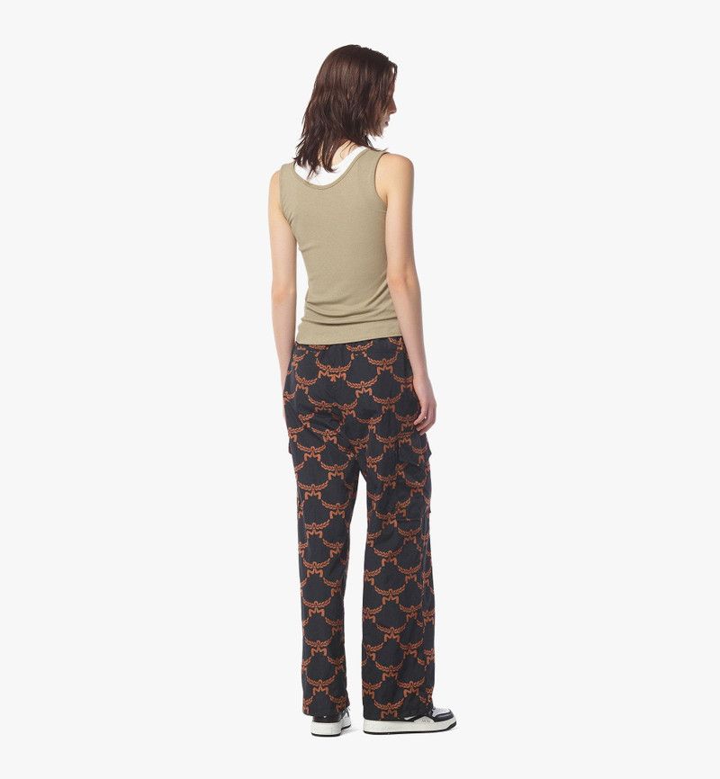 MCM o1mt1gz0126 Lauretos Monogram Pants in Black/Orange Size 26" / US 2 / IT 38 - 5 Thumbnail
