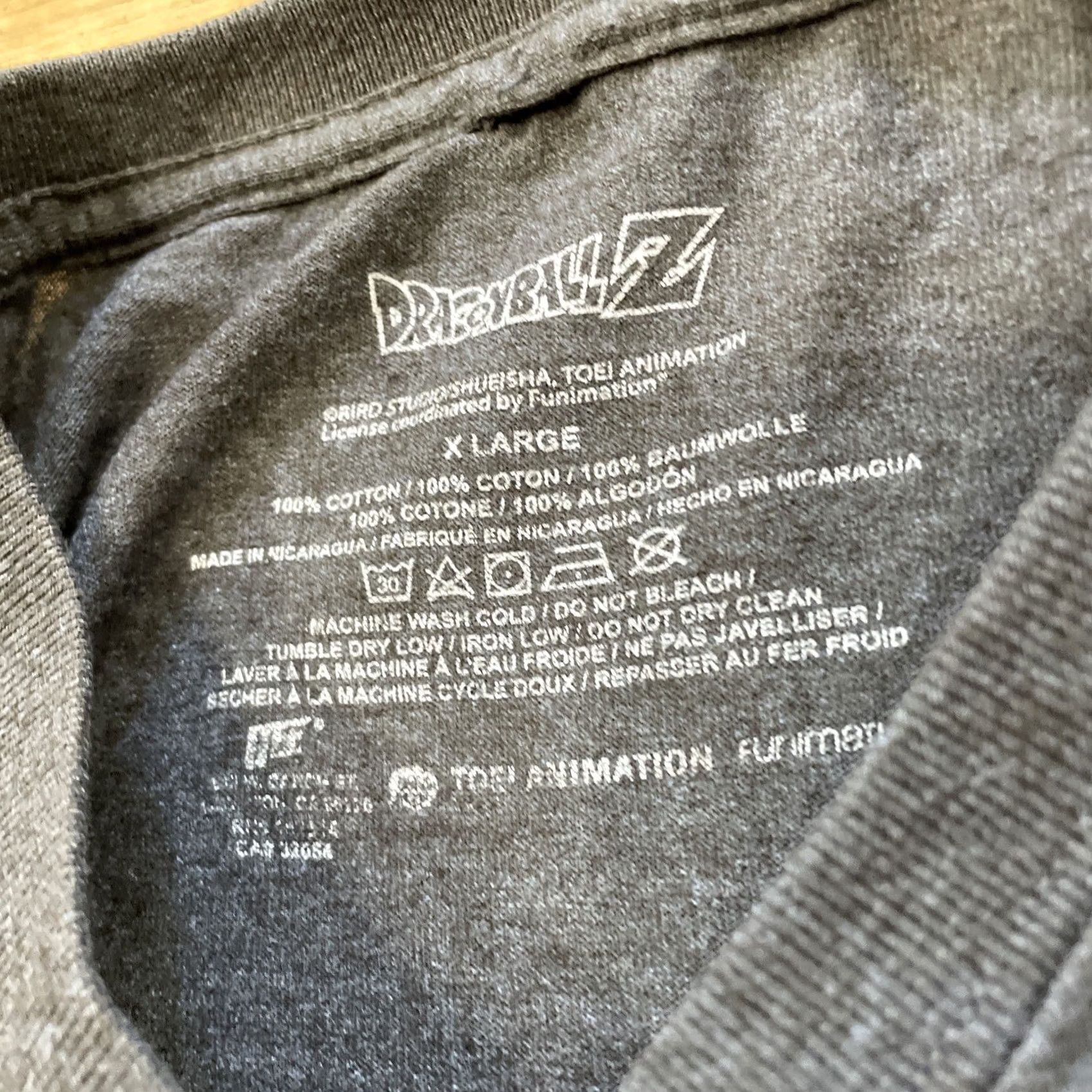 Vintage DRAGON BALL Z Shirt Men XL Gray GOKU GOHAN Vegeta Trunks DBZ Graphic Tee X L 46" Shirts Tee, 90s Anime, Dragon Ball Z Mens XL Gray Size US XL / EU 56 / 4 - 5 Thumbnail