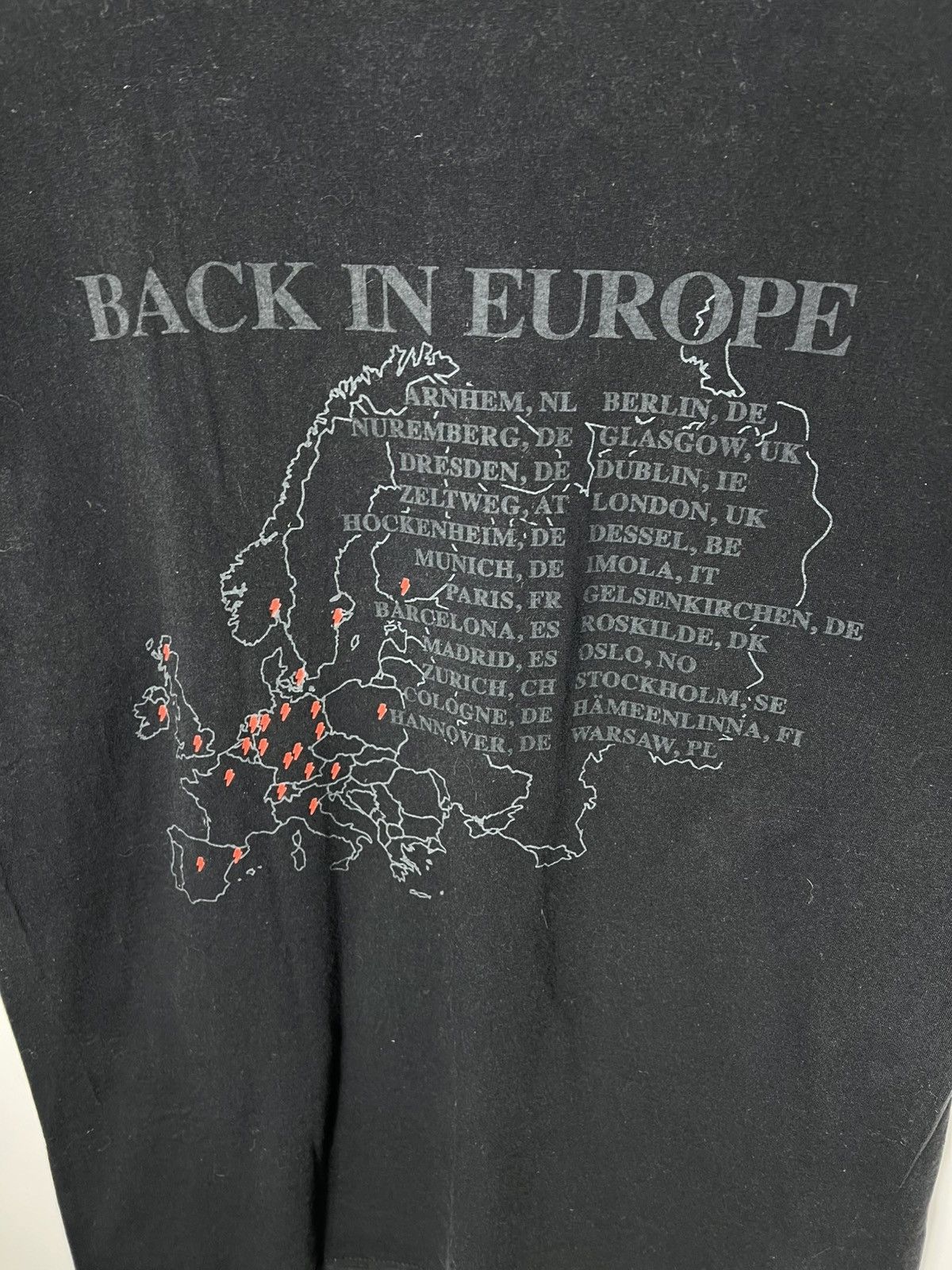 AC/DC Vintage streetwear Band Rock Tour Ac/Dc Back In Black Tee Size US M / EU 48-50 / 2 - 6 Thumbnail
