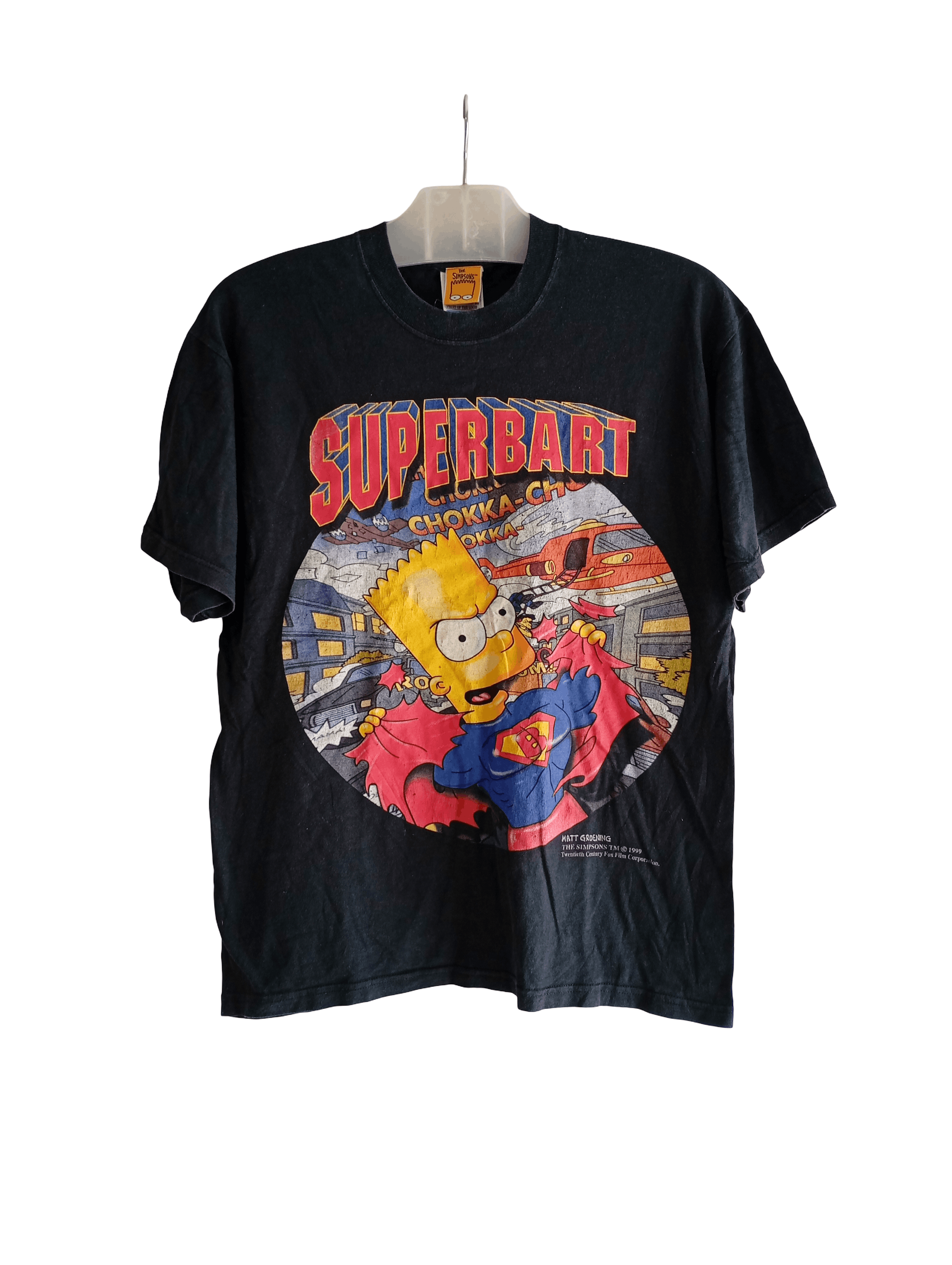 The Simpsons Vintage 90s The Simpsons SuperBart Cartoon Tee Size L Size US L / EU 52-54 / 3 - 1 Thumbnail