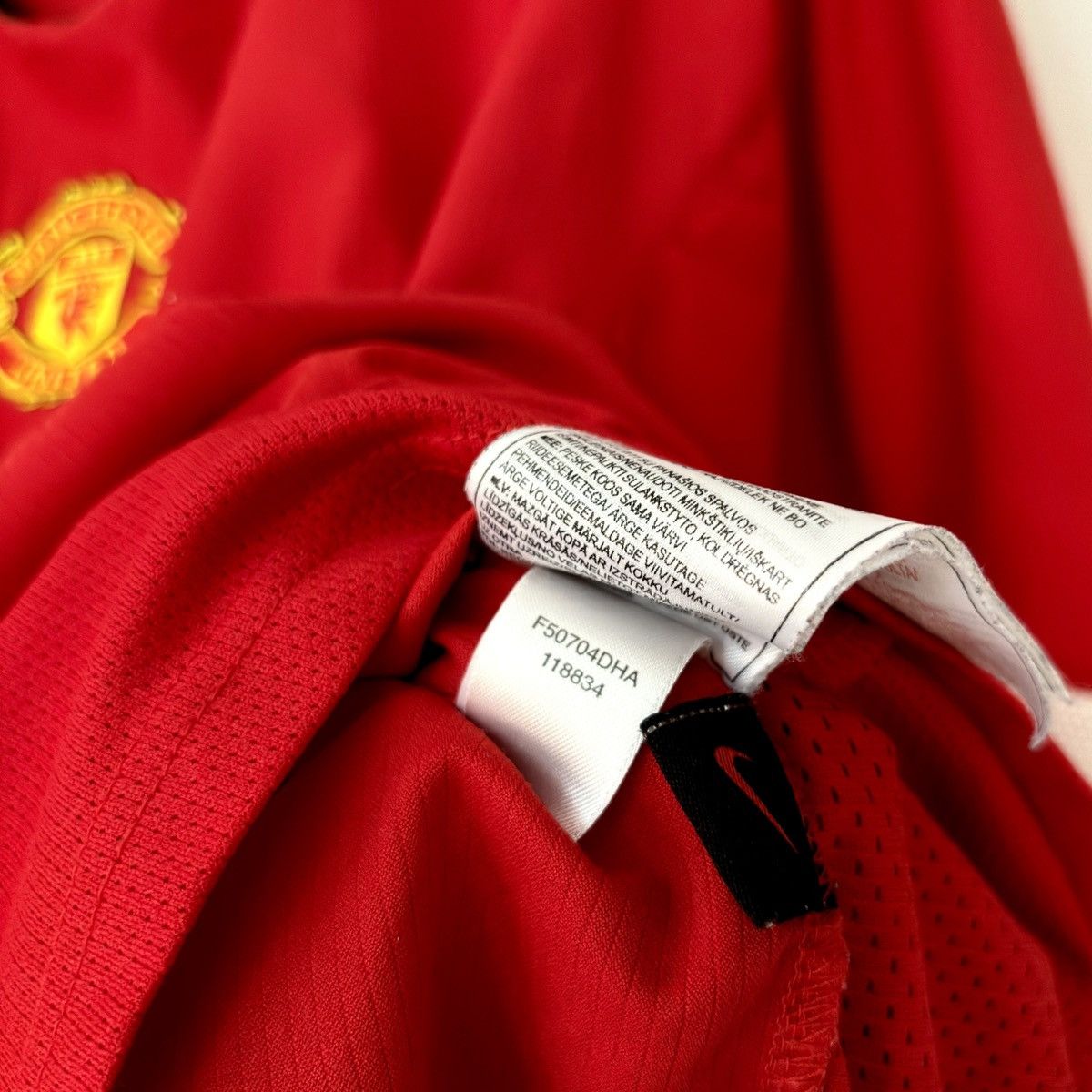 Nike × Vintage 2004 2005 Manchester United Nike Vintage Home Soccer Jerseg Size US XL / EU 56 / 4 - 7 Thumbnail