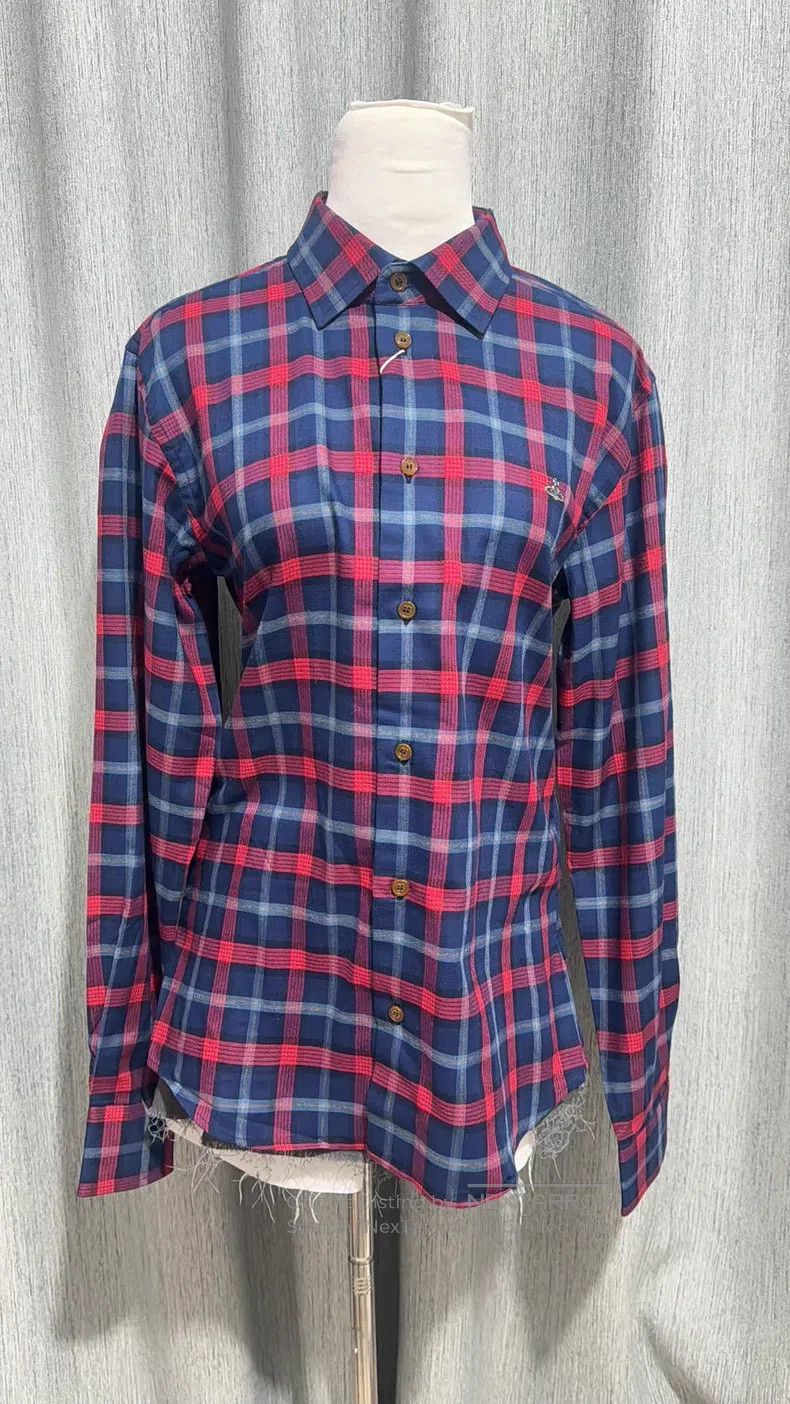 Vivienne Westwood Vivienne Westwood Red and Blue Plaid Shirt Size US S / EU 44-46 / 1 - 3 Thumbnail