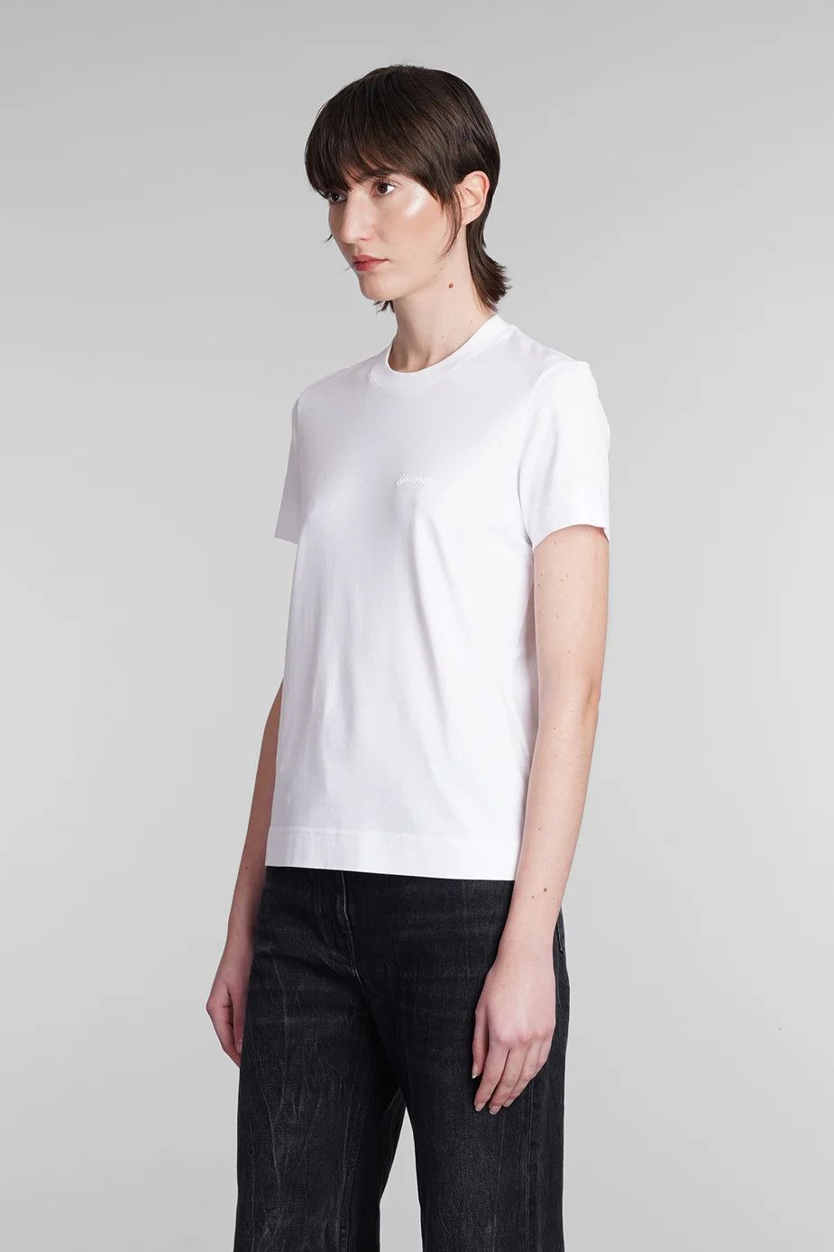 Givenchy o1w1db10325 Slim T-Shirt in White Size XL / US 12-14 / IT 48-50 - 4 Thumbnail