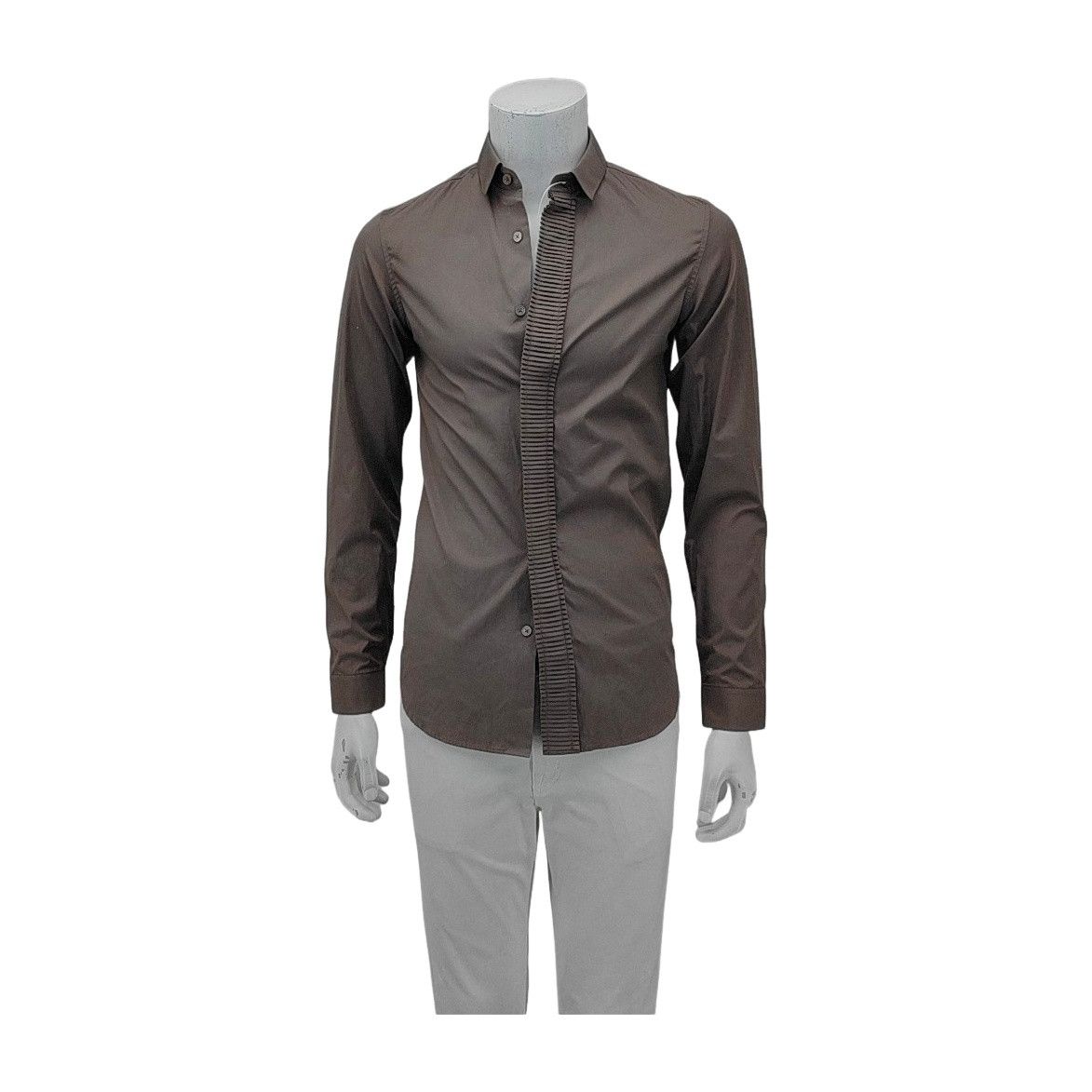 Burberry Burberry Pleated Detail Long Sleeve Shirt Size S Size US S / EU 44-46 / 1 - 1 Thumbnail