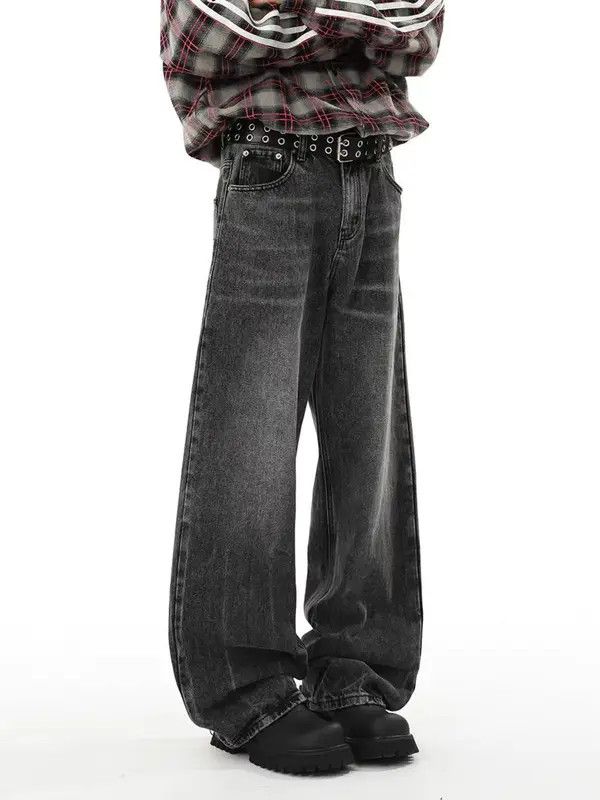VIBE Washed vintage street Y2K micro flare jeans Size US 30 / EU 46 - 5 Thumbnail