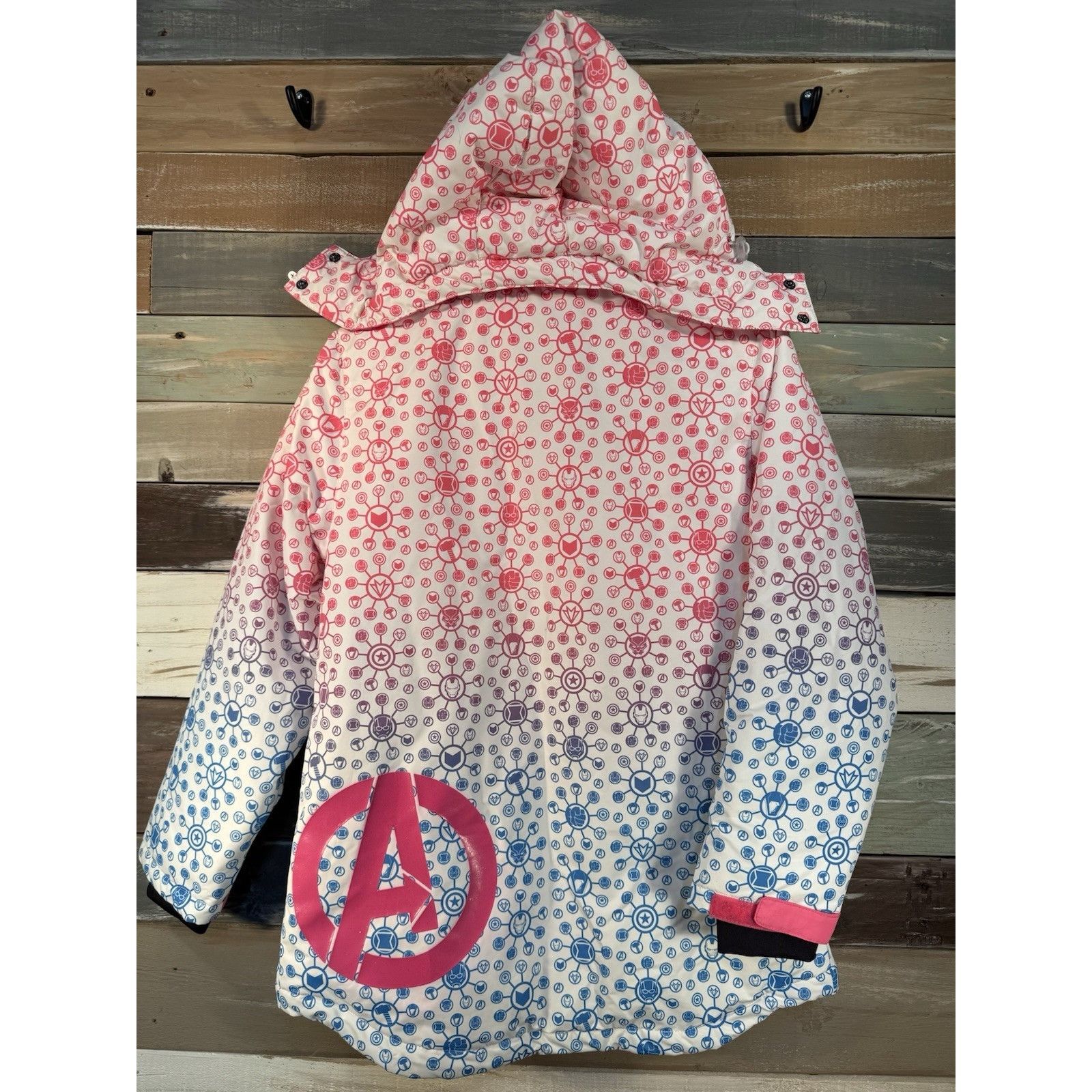 Marvel Comics FUN WEAR Marvel Avengers Girls Pink Winter Jacket Coat Ski S Size XL / US 12-14 / IT 48-50 - 13 Thumbnail