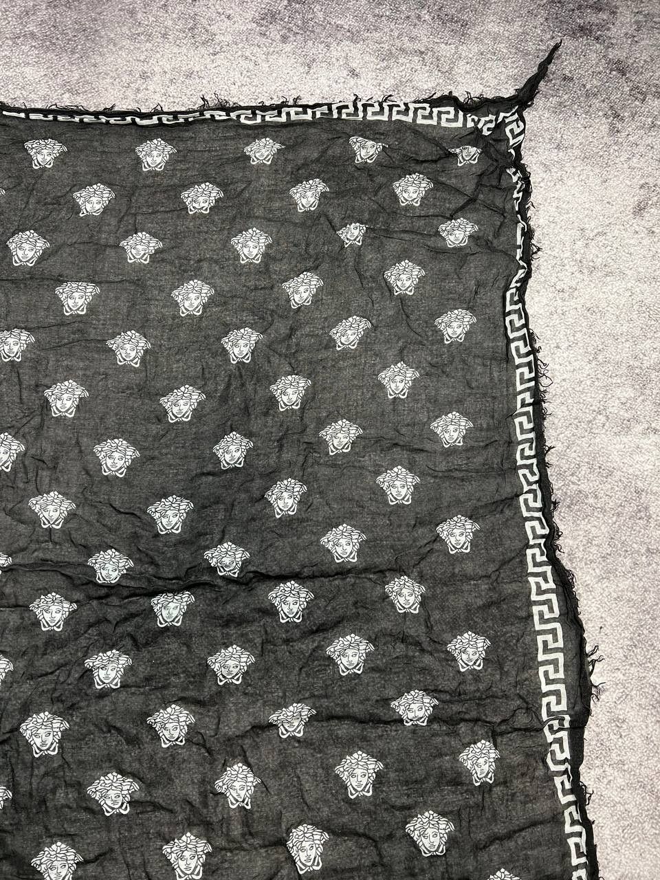 Versace Versace Monogram 100% Silk Scarf Size ONE SIZE - 8 Thumbnail