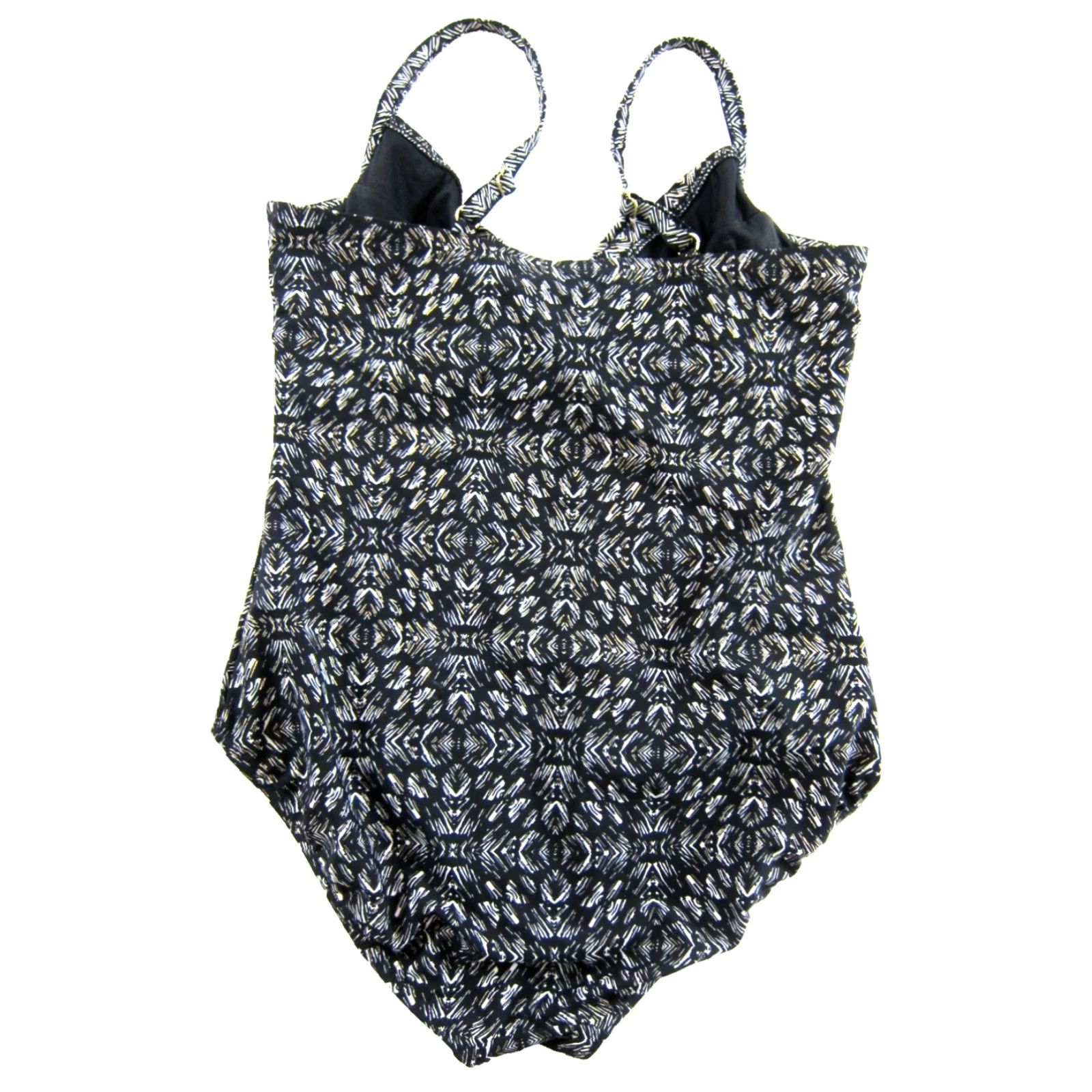 Vintage VINTAGE Miraclesuit Black Gold Slimming Underwire One Piece Swimsuit Women 14 Size ONE SIZE - 2 Thumbnail