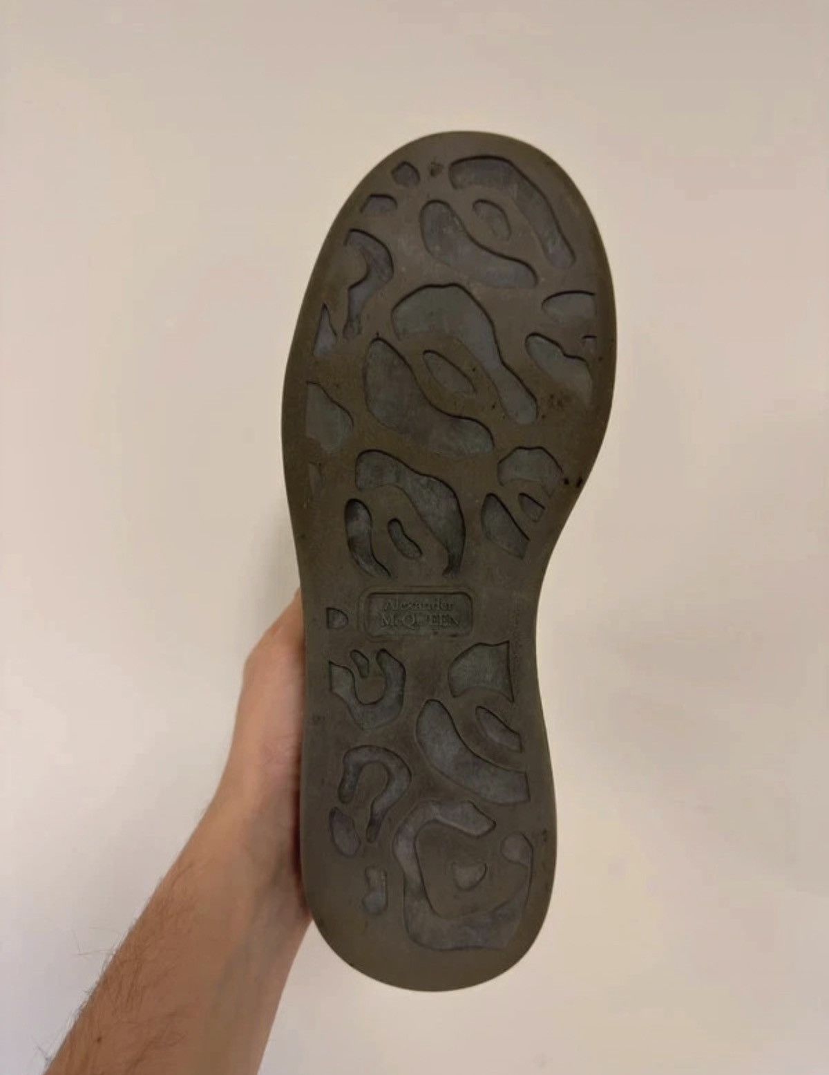 Alexander McQueen Alexander McQueen Tonal Suede Wedge Sole khaki Size US 8.5 / EU 41-42 - 6 Thumbnail