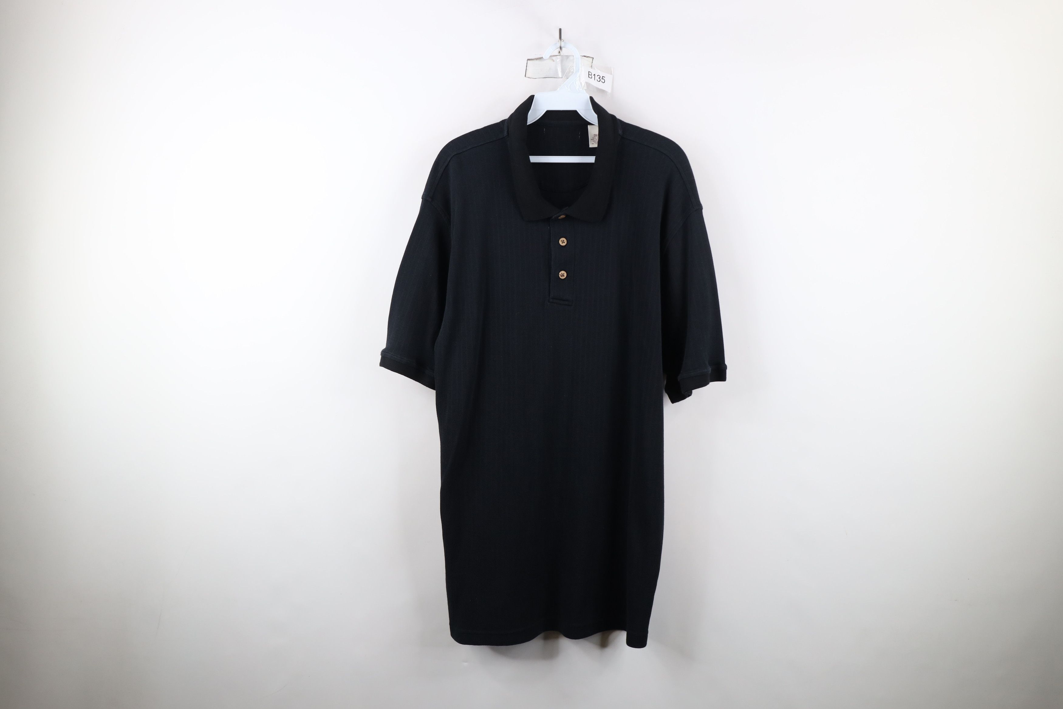 Vintage Vintage 90s Streetwear Blend Striped Knit Golf Polo Shirt Size US XXL / EU 58 / 5 - 1 Thumbnail