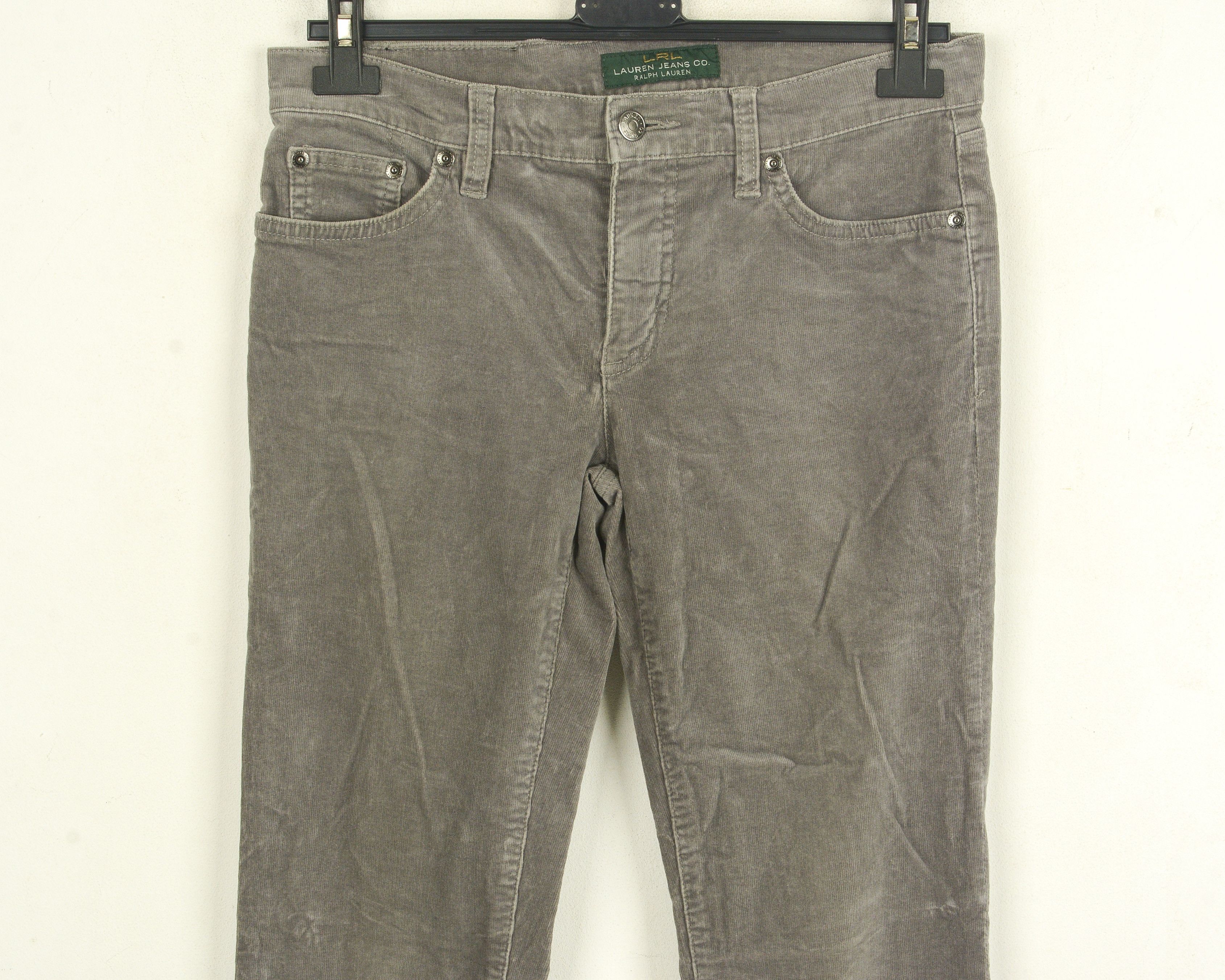 RRL Ralph Lauren Corduroy Women's UK 6 Trousers S Ralph Lauren Grey Size 26" / US 2 / IT 38 - 2 Thumbnail