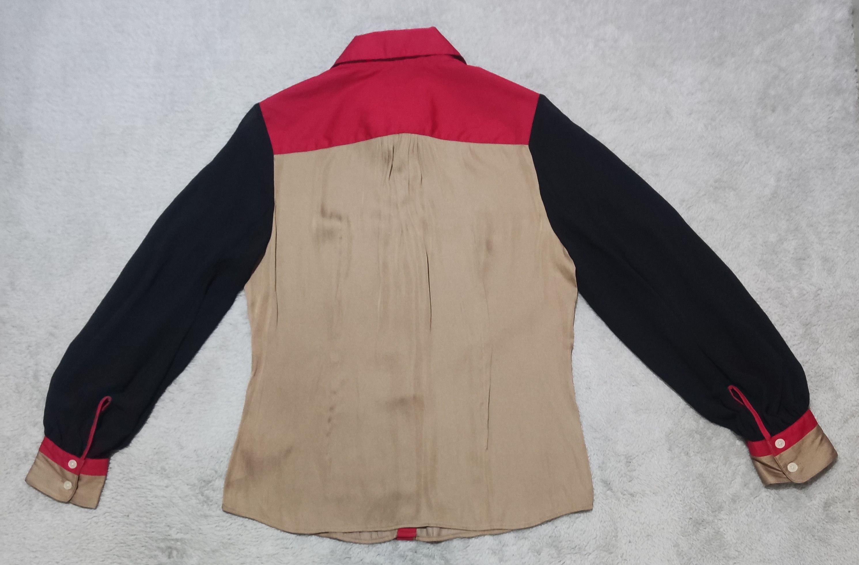 GU × Undercover GU x Undercover Tri-Tone Colorblock Button Up Shirts Size M / US 6-8 / IT 42-44 - 2 Thumbnail