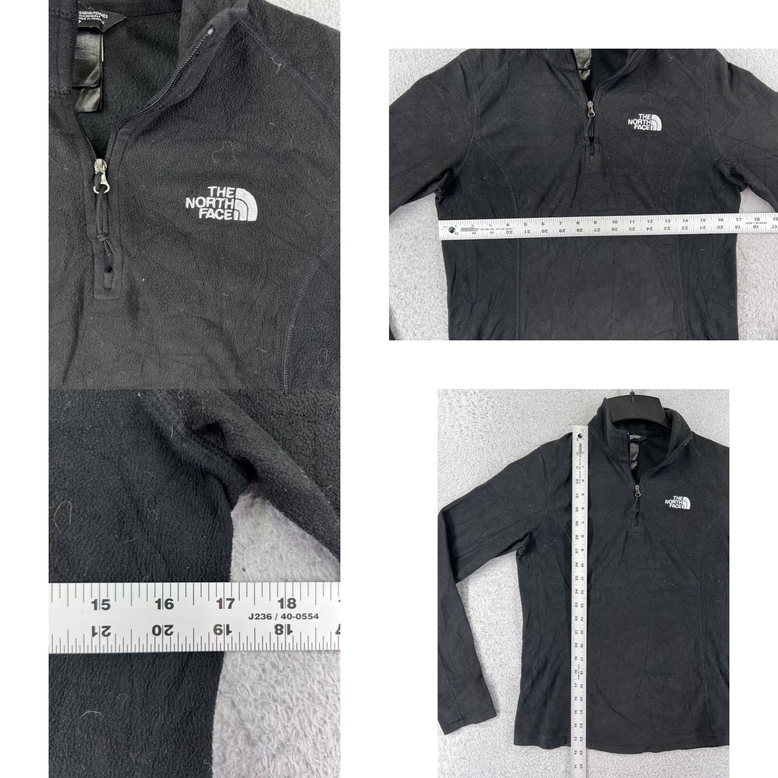 The North Face The North Face Sweater Women's Black 100% Polyester Fleece Mock Neck 1/4 Zip S Small Pullover Size S / US 4 / IT 40 - 8 Thumbnail