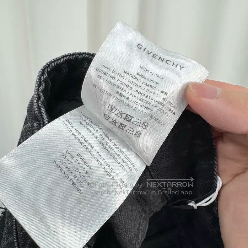 Givenchy Givenchy SizeS Washed Destroyed Torn Denim Shorts (Size 36) Size US 31 - 6 Thumbnail
