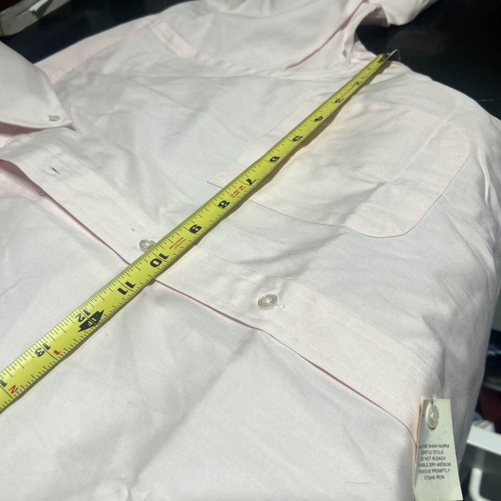 Vintage VTG Planteen&krogh Men's 100% Imported Cotton Light Pink Oxford Academia Shirt Size US M / EU 48-50 / 2 - 5 Thumbnail