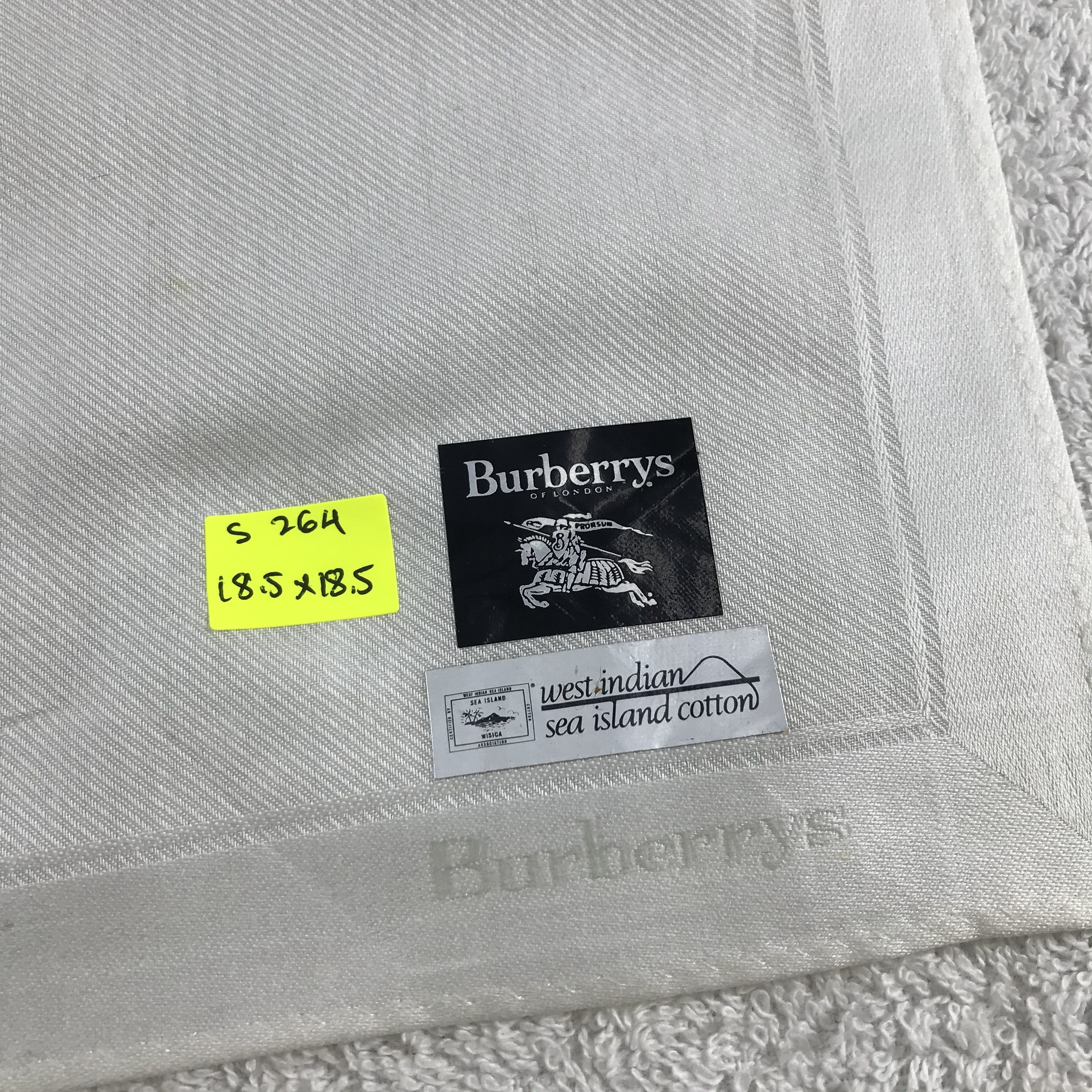 Burberry × Vintage Burberry Bandana / Handkerchief / Neckerchief - S264 Size ONE SIZE - 5 Thumbnail