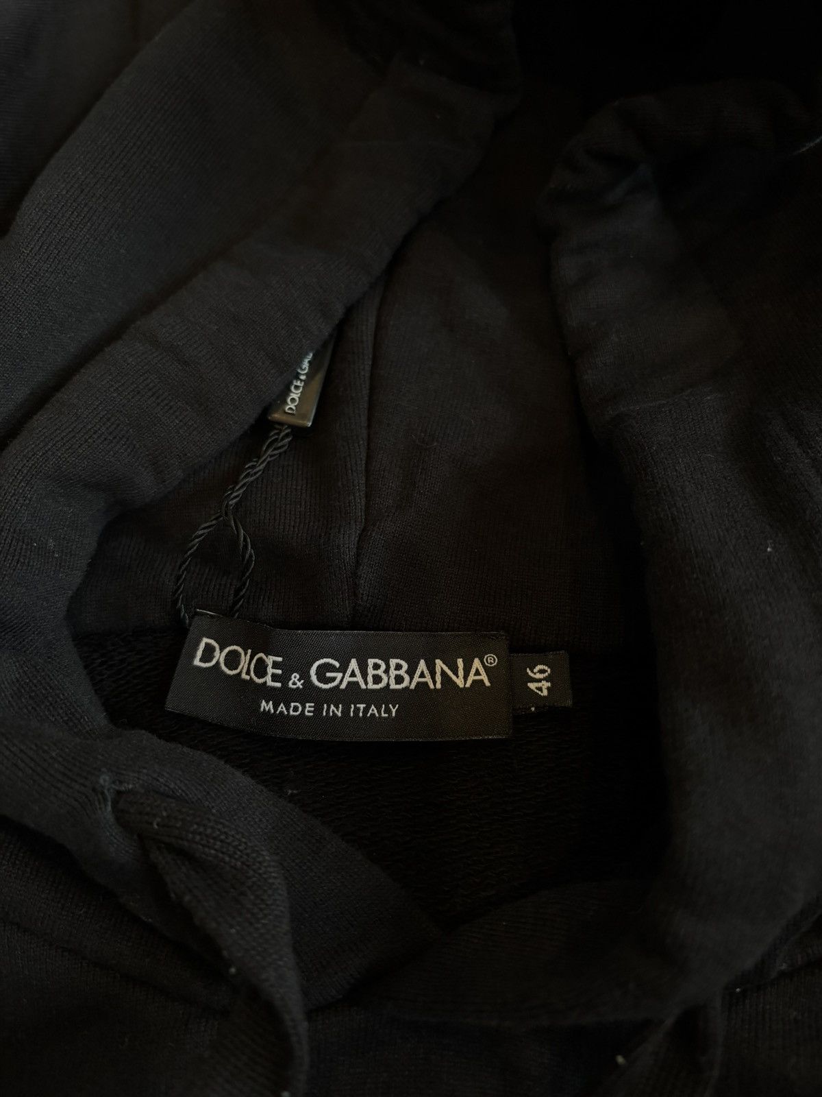Dolce & Gabbana Dolce & Gabbana Hoodie Black Size 46 Size US S / EU 44-46 / 1 - 2 Thumbnail