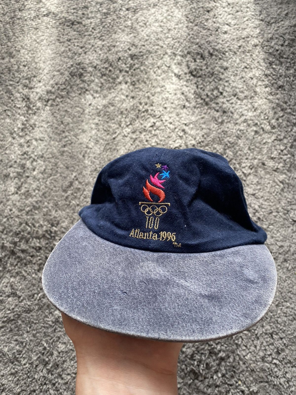 USA Olympics Vintage Cap Olympic Atlanta 1996 USA McDonalds 90s Size ONE SIZE - 1 Thumbnail