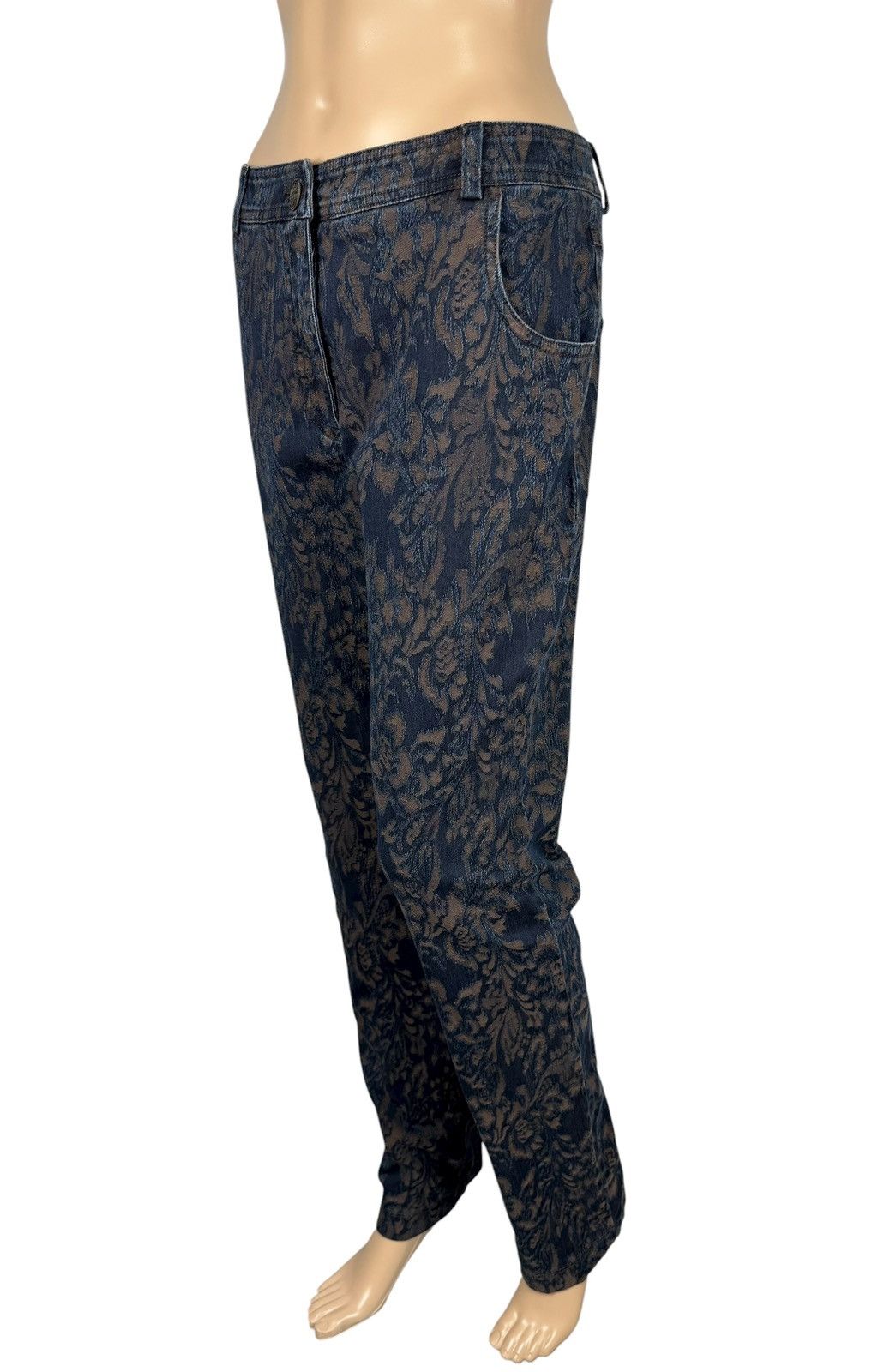 Cavalli Class Class Roberto Cavalli Embroidery Jeans Printed Slim size M Size 28" / US 6 / IT 42 - 1 Thumbnail