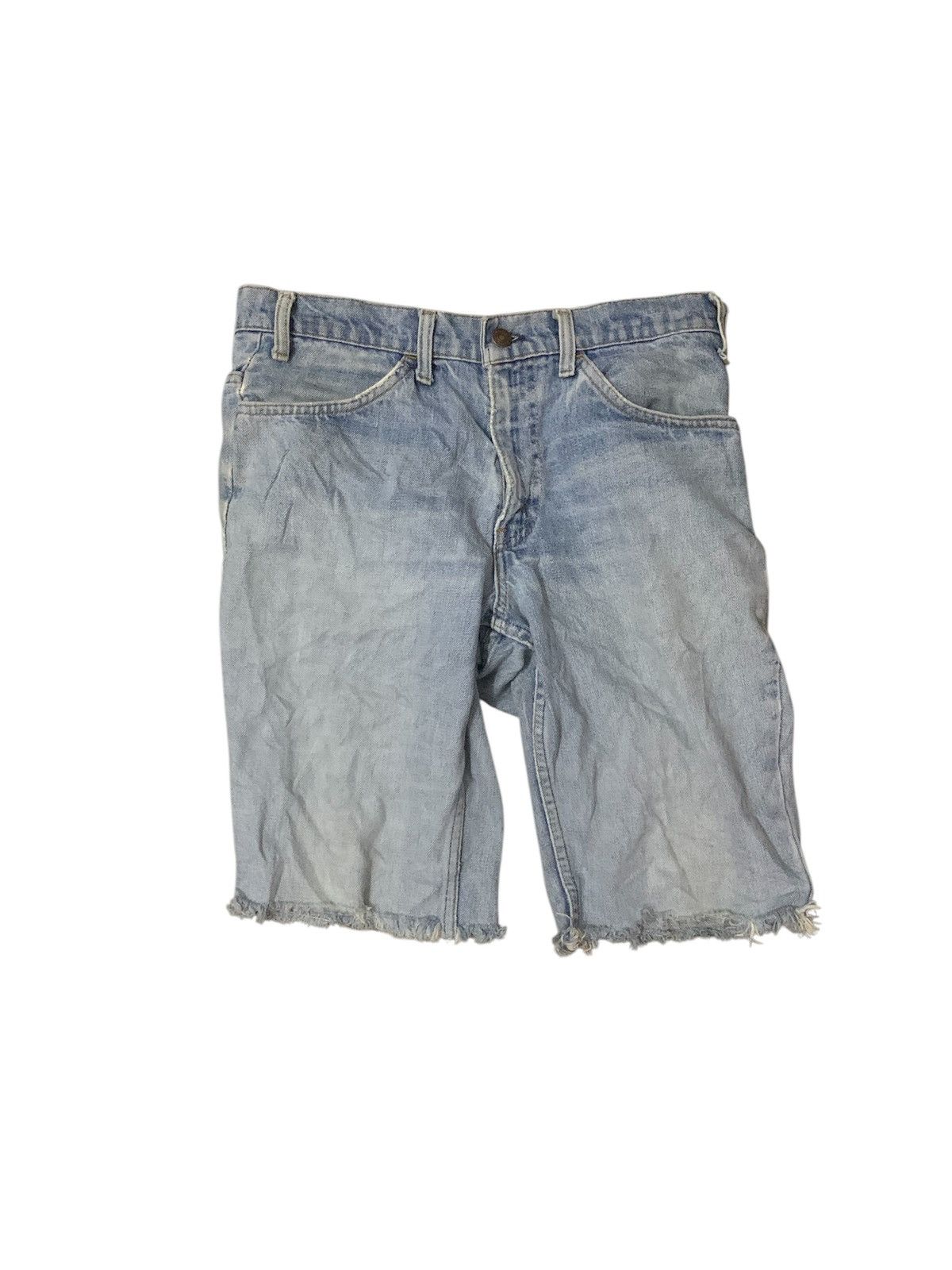 Levi's Vintage Clothing Vintage 70’s Levi’s 562 Orange Tab Distressed Flare Jeans Size US 32 / EU 48 - 1 Thumbnail