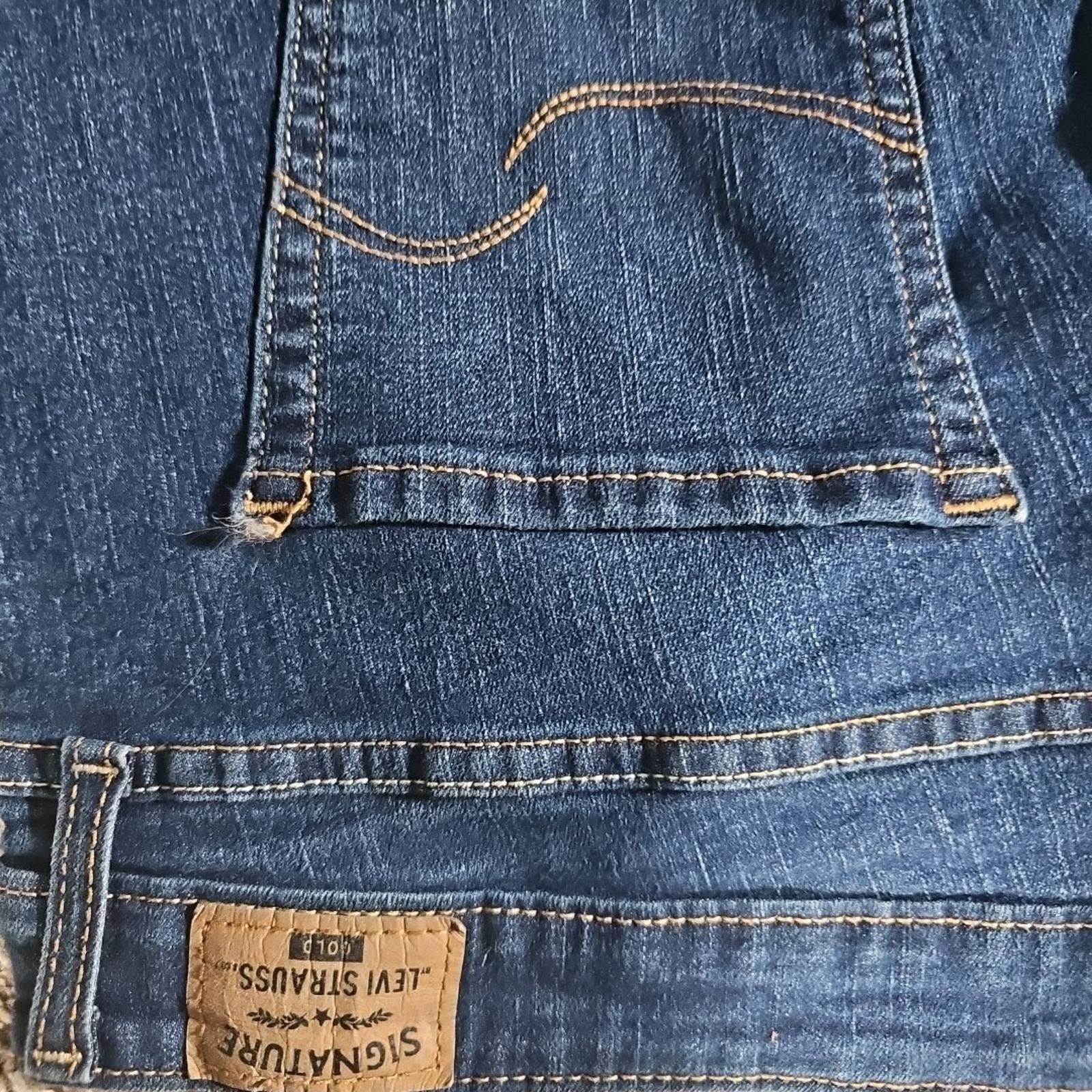 Levi's Signature Levi Strauss Gold Midrise Skinny Shorts 20 W35 Size 42" / US 20 - 7 Thumbnail