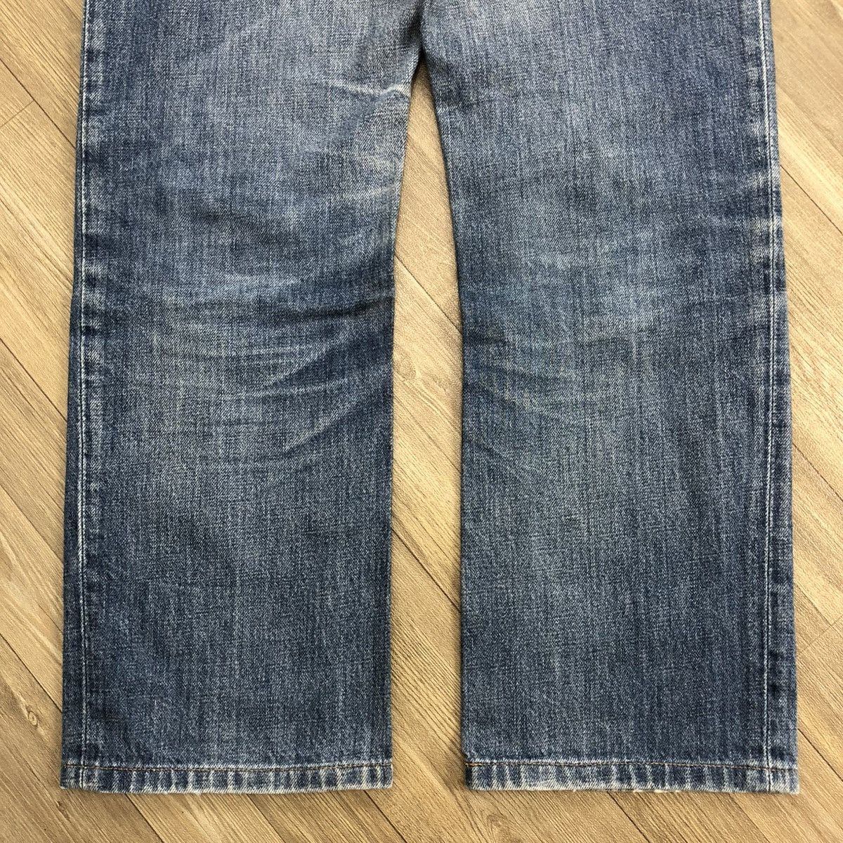 Helmut Lang Vintage Helmut Lang Faded Classic Denim Bootcut Flared Jeans Size US 29 - 15 Thumbnail