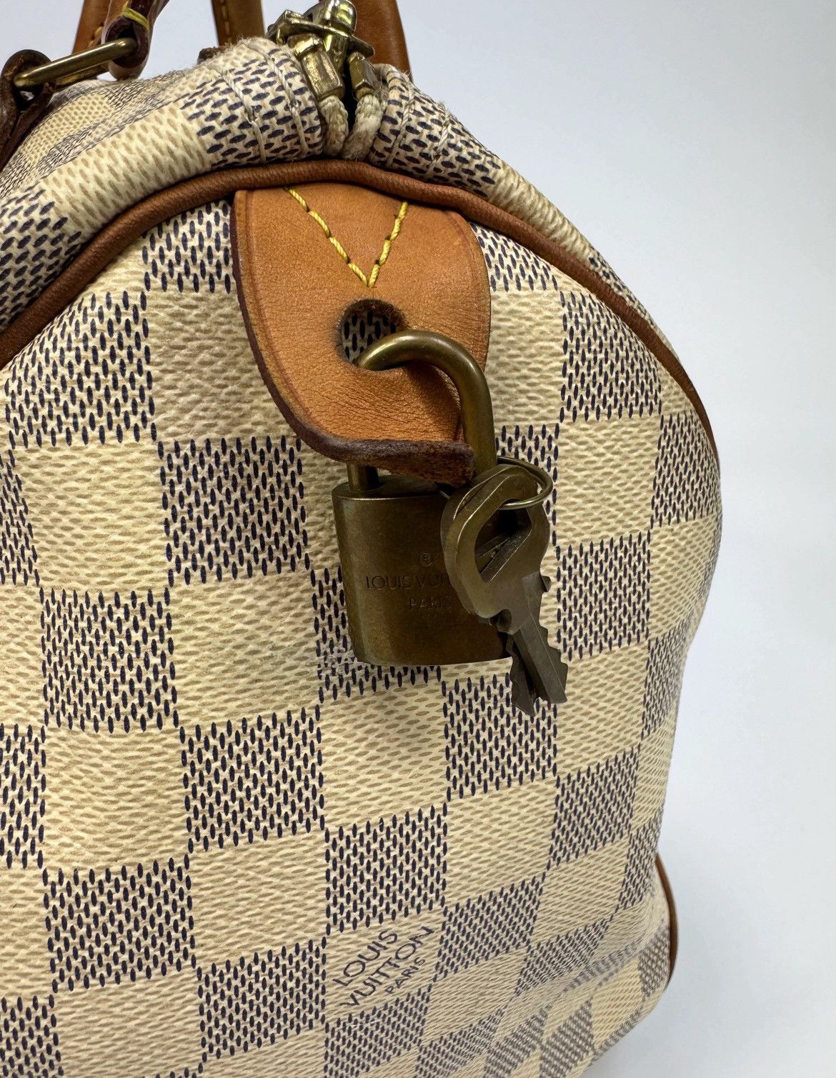 Louis Vuitton Louis Vuitton Speedy bag - Damier Azur Size ONE SIZE - 13 Thumbnail