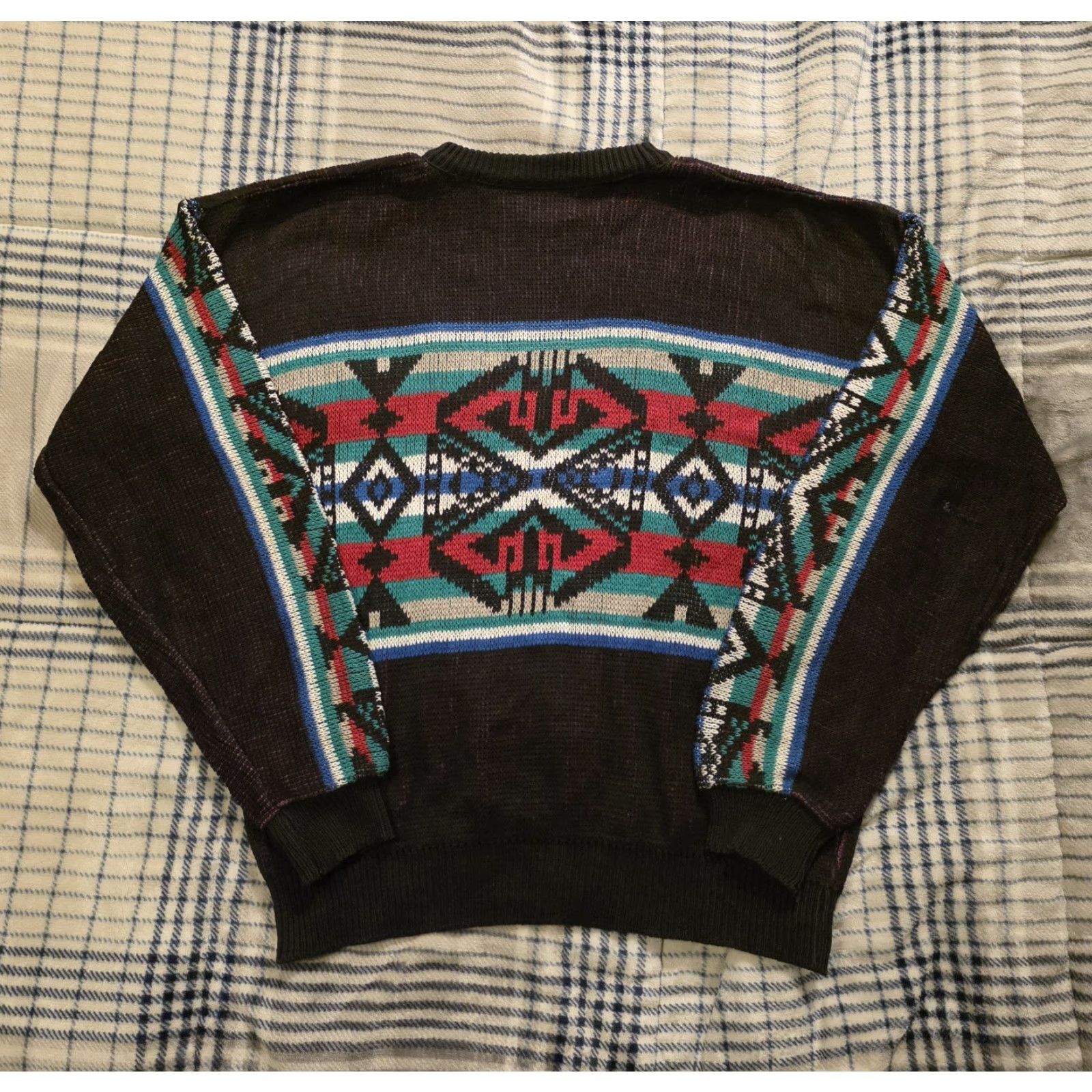 Pendleton Vtg Pendleton High Grade Western Wear Aztec Knit Sweater Mens Medium Oversized Size US M / EU 48-50 / 2 - 3 Thumbnail