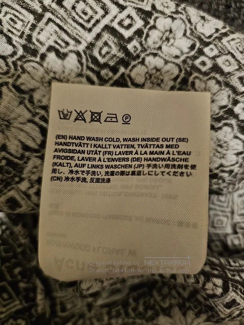 Balenciaga Acne Studios Floral Print Button. Size US M / EU 48-50 / 2 - 6 Thumbnail