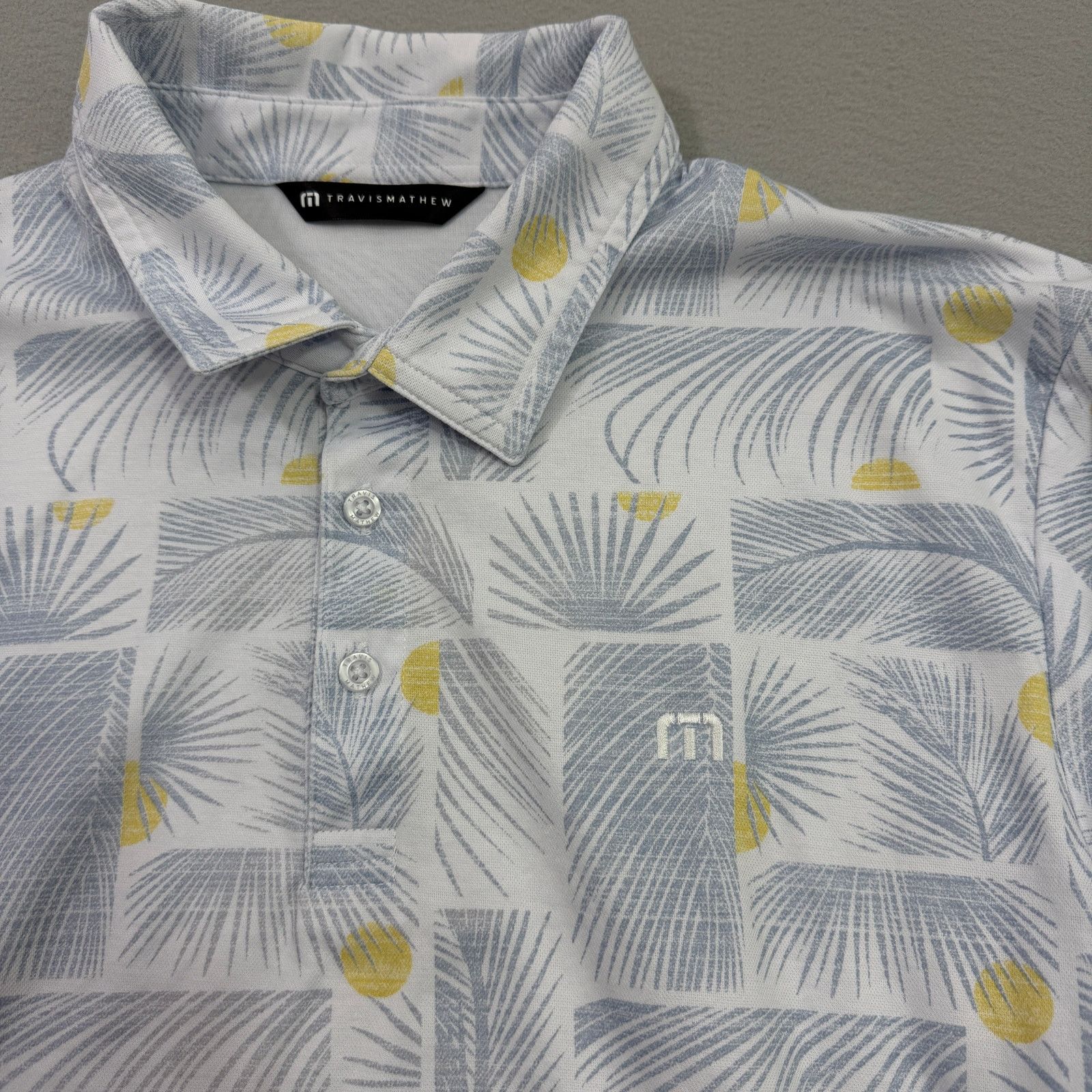 TravisMathew Travis Matthew Sun Guilt Polo Men's XL Tropical Floral Golf Size US XL / EU 56 / 4 - 3 Thumbnail