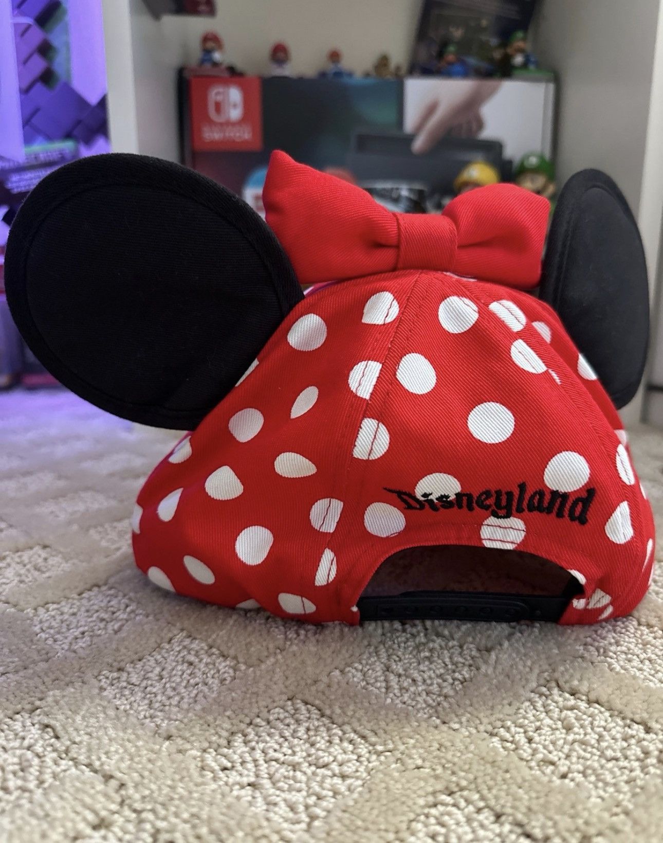 Disney Disneyparks Minnie Mouse Snapback Hat Size ONE SIZE - 3 Thumbnail