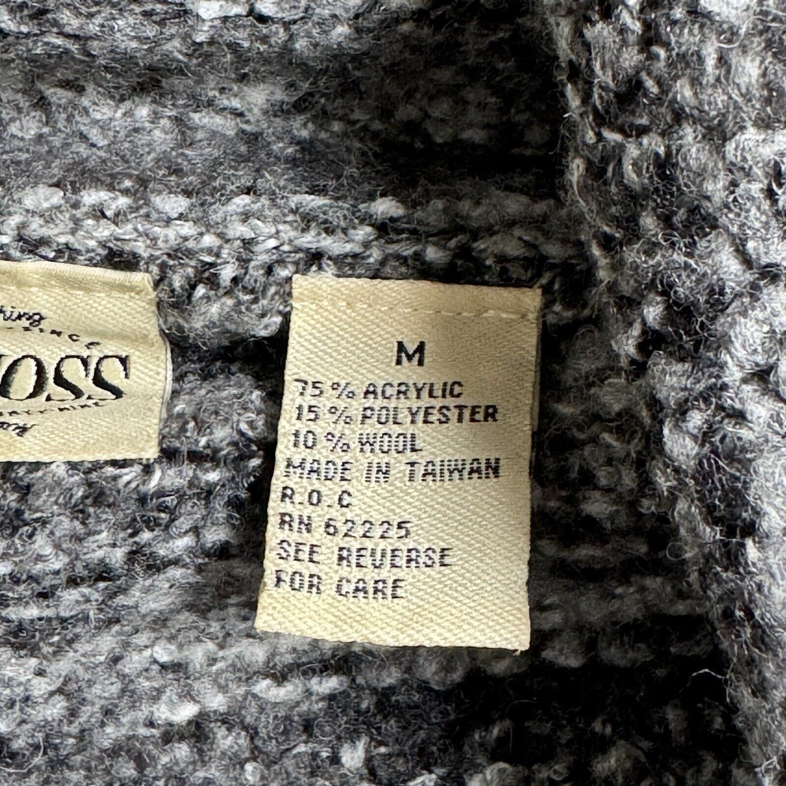 Other B Moss Turtleneck Sweater M Marled Knit Striped Cozy 80s 90s Size M / US 6-8 / IT 42-44 - 11 Thumbnail