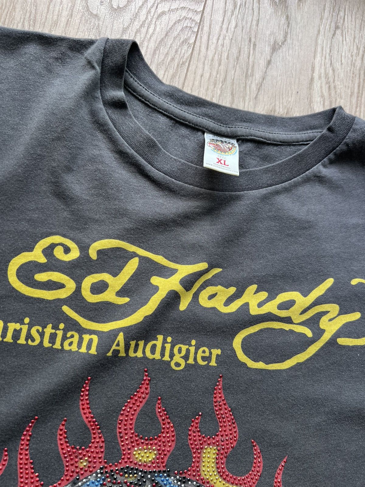 Ed Hardy × Vintage Ed Hardy by Christian Audigier Tee Rare Size US XL / EU 56 / 4 - 3 Thumbnail