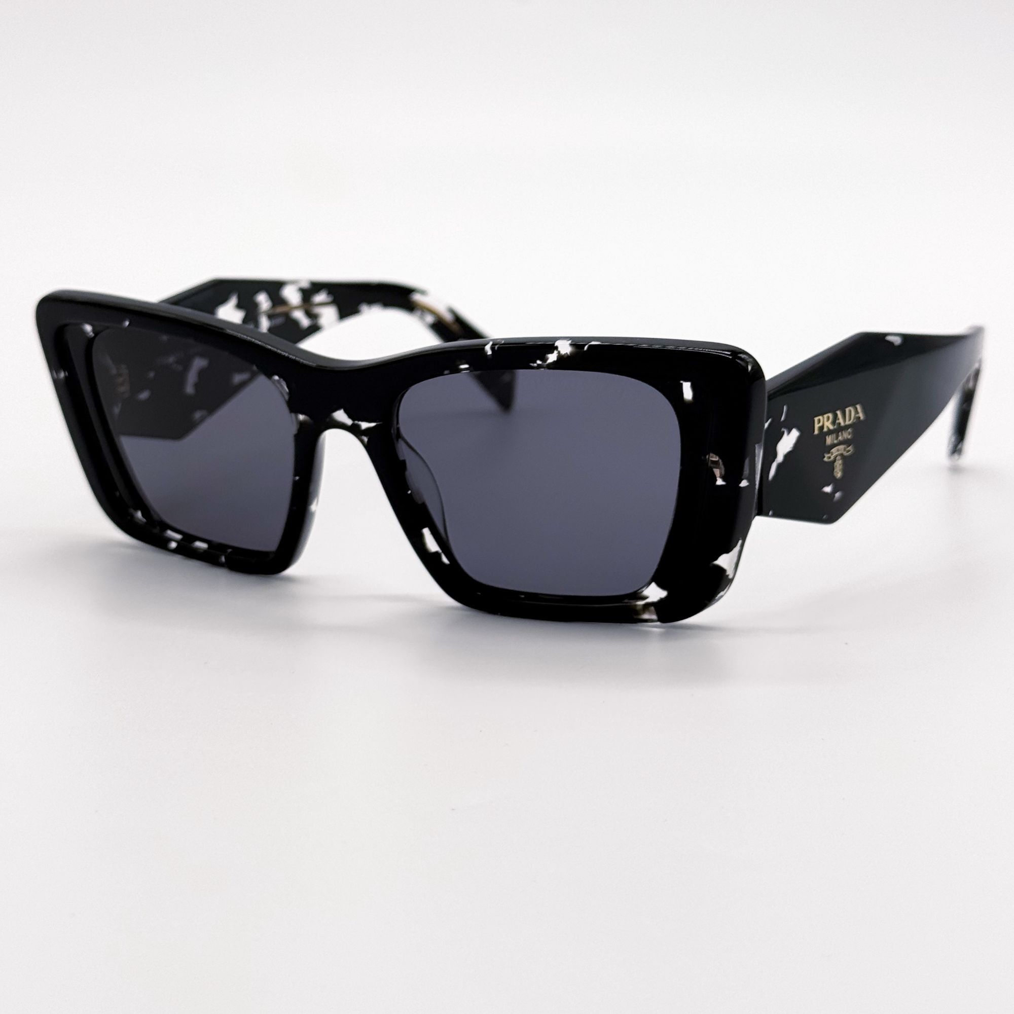 Prada NEW PRADA SUNGLASSES PR08YS 15S5Z1 BLACK PR 08YS, SPR 08Y Size ONE SIZE - 2 Thumbnail