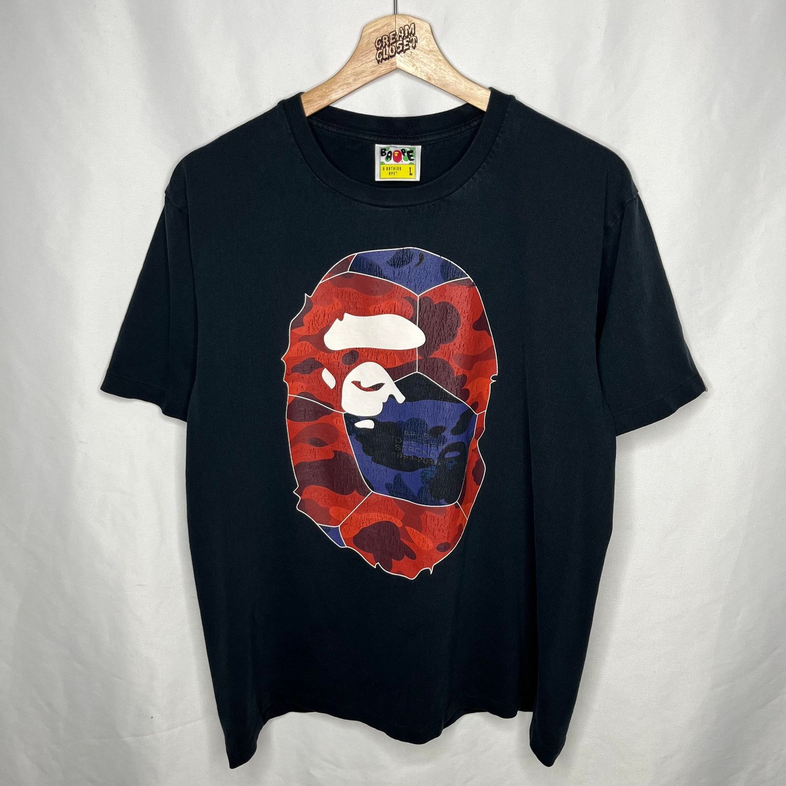 Bape Shark Bape Multicolor Shirt A Bathing APE Ape Head