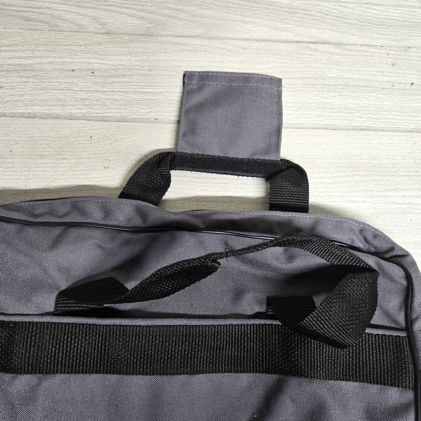 Vintage VINTAGE Carilion Health System Hospital Medical Tote Bag Unisex Adults Gray Canvas Shoulder Bag Size ONE SIZE - 3 Thumbnail