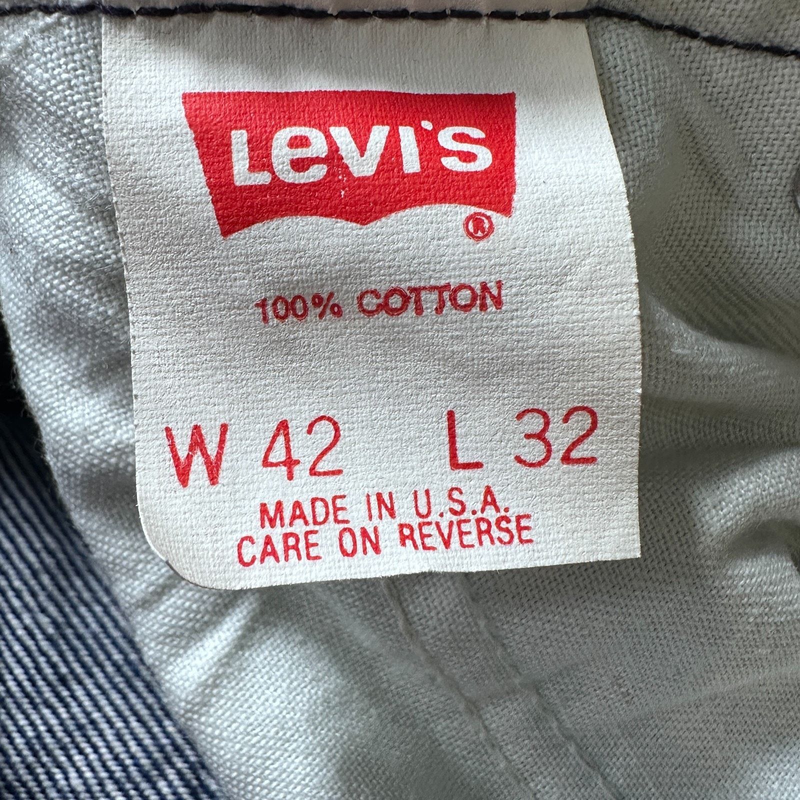 Levi's VTG Levi's Orange 505 Jeans Men 42 x 32 Blue Straight Leg Size US 42 / EU 58 - 7 Thumbnail
