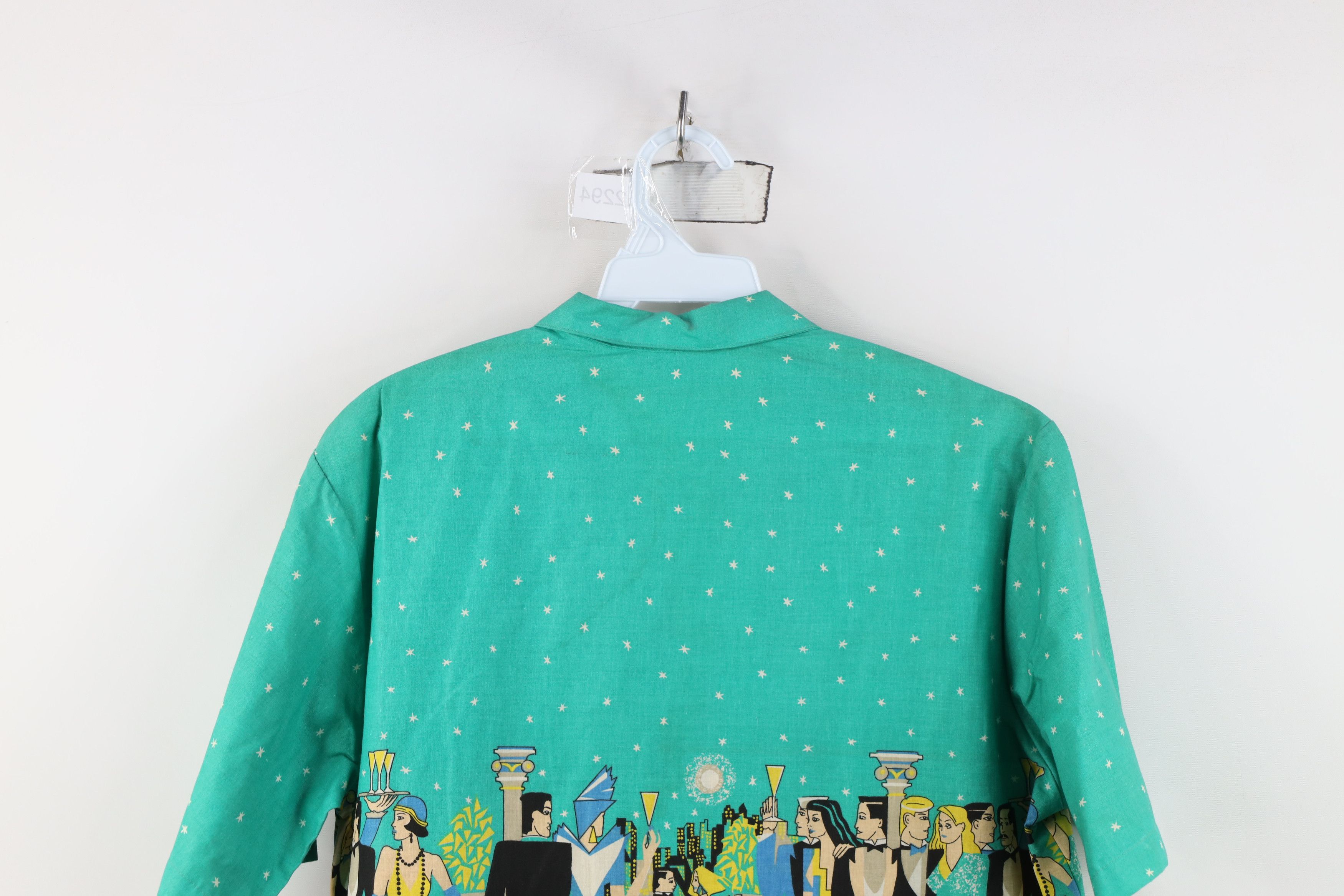 Vintage Vintage 70s Rockabilly Star Party Collar Button Shirt USA Size US M / EU 48-50 / 2 - 13 Thumbnail