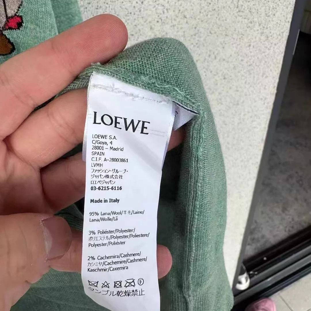 Loewe Loewe Howl's Moving Castle Dog Back Logo Cardigan S Size S / US 4 / IT 40 - 5 Thumbnail