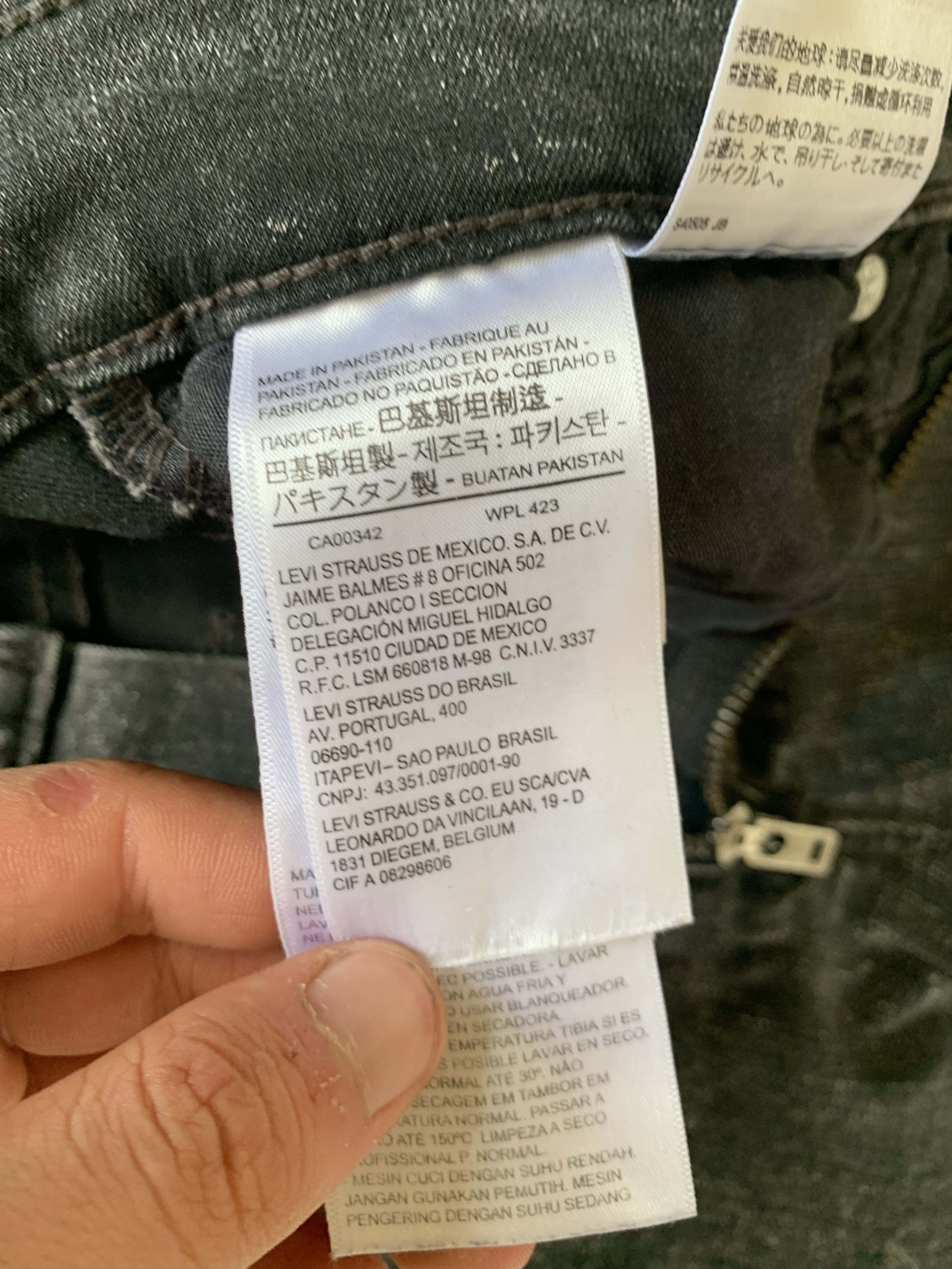 Levi's Levi’s Premium Womens Grey Stretch Denim Jeans Leggins Size 25" / US 0 / IT 36 - 8 Thumbnail