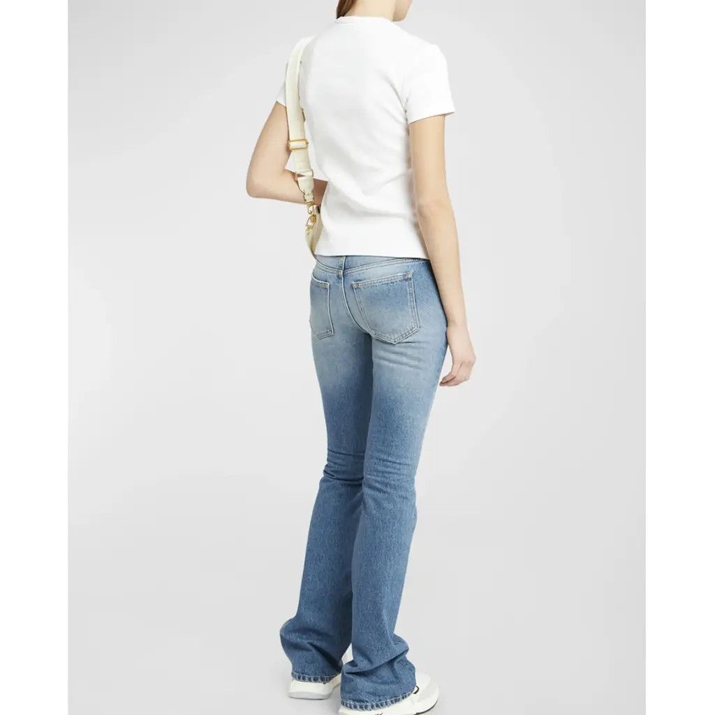 Off-White o1s22i1n0824 Ribbed Short Sleeve T-Shirts in White Size XS / US 0-2 / IT 36-38 - 3 Thumbnail