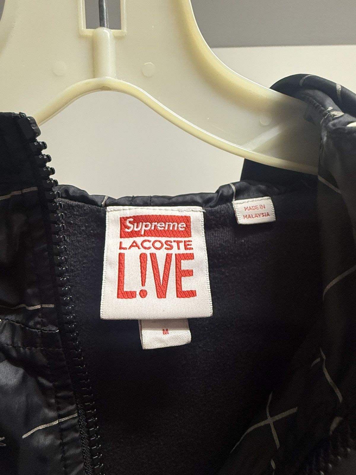 Lacoste × Supreme Supreme LACOSTE Reflective Grid Nylon Anorak Size US M / EU 48-50 / 2 - 5 Thumbnail