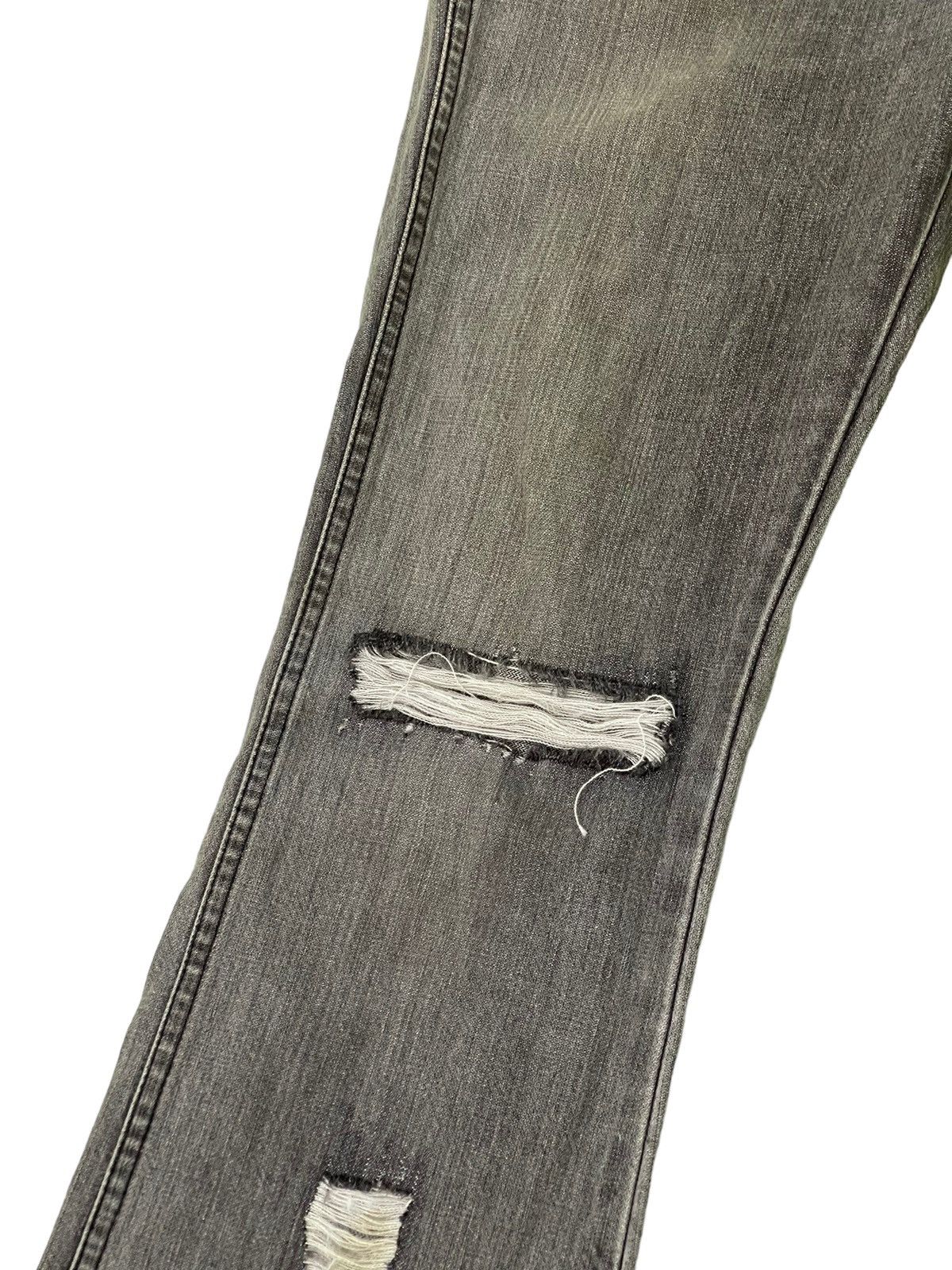 Japanese Brand Flare Jeans Vtg Wrangler Faded Distress Boot Cut 7🟦0 Size US 30 / EU 46 - 6 Thumbnail