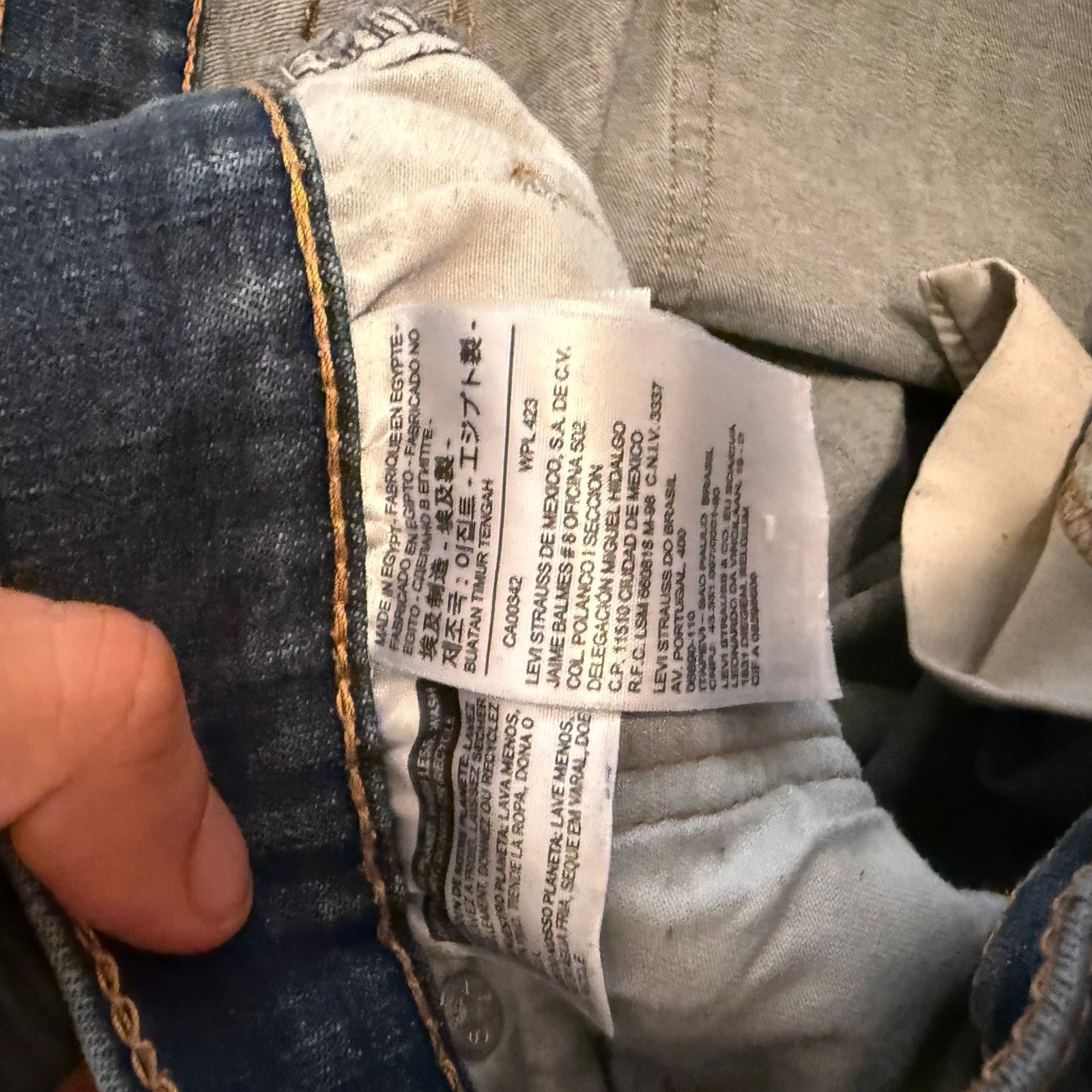Levi's Levi Strauss & Co. 506 Men's Jeans Blue Denim Classic 40x30 Size US 40 / EU 56 - 8 Thumbnail
