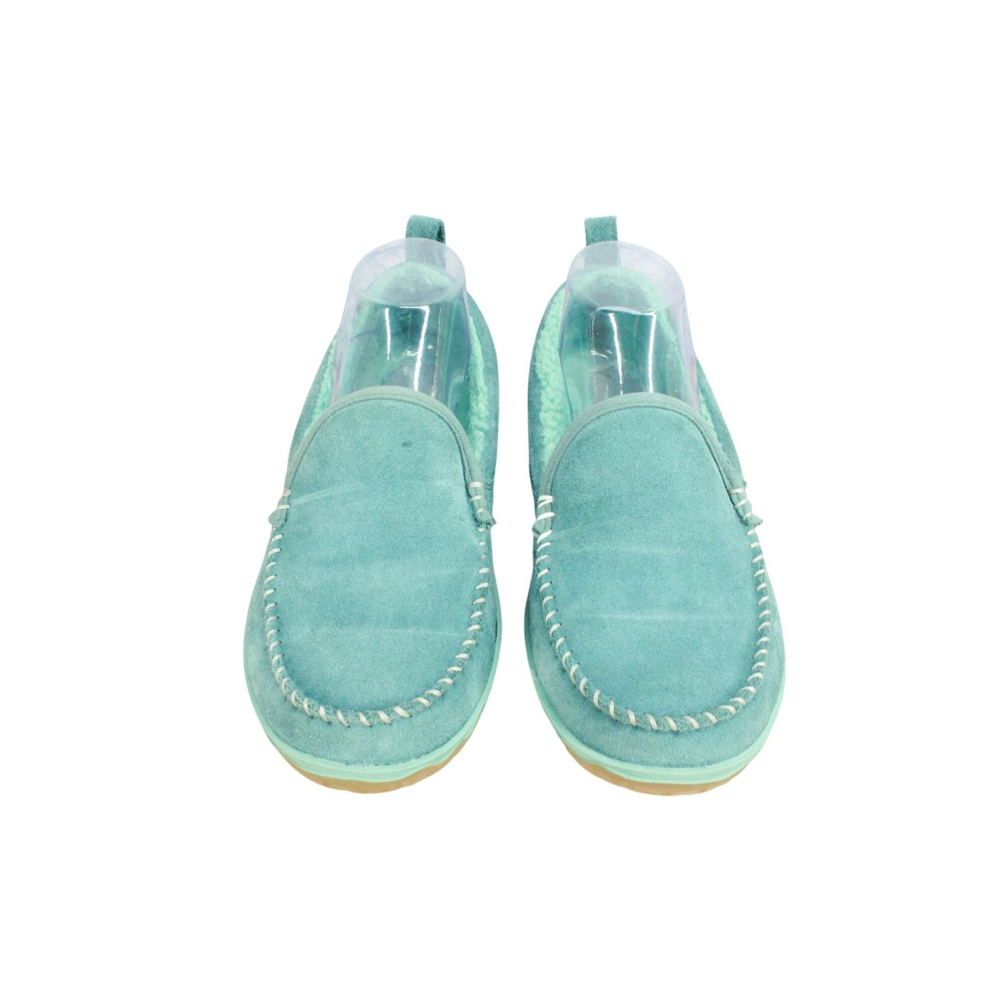 L.L. Bean LL Bean Green Fleece Lined Mountain Moccasins Size US 8 / IT 38 - 5 Thumbnail