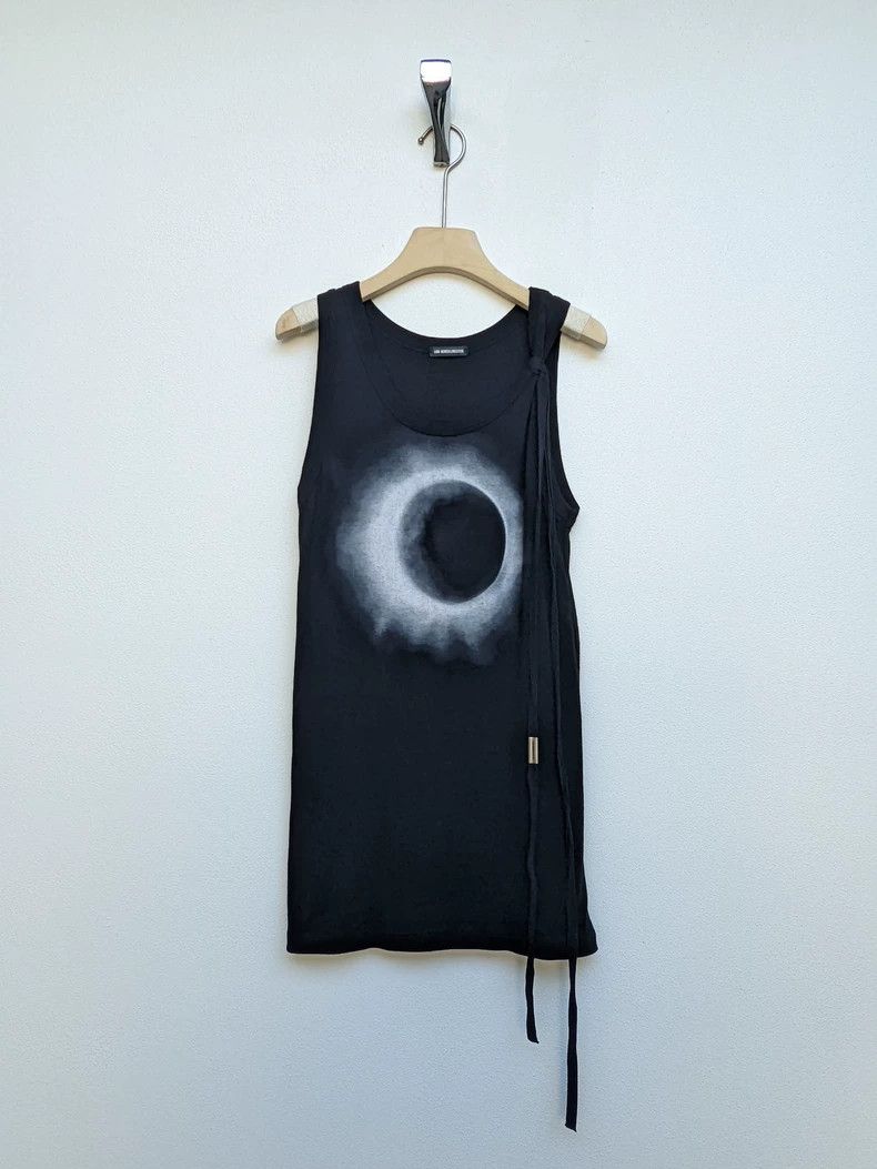 Ann Demeulemeester ann demeulemeester sleeveless black graphic tank top Size US S / EU 44-46 / 1 - 1 Thumbnail