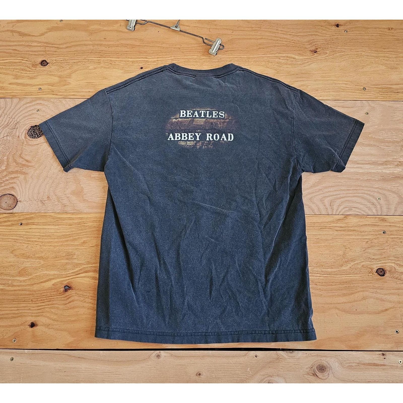 AAA Beatles Abbey Road T-Shirt Faded Black L Double Sided 1990s Size US L / EU 52-54 / 3 - 3 Thumbnail