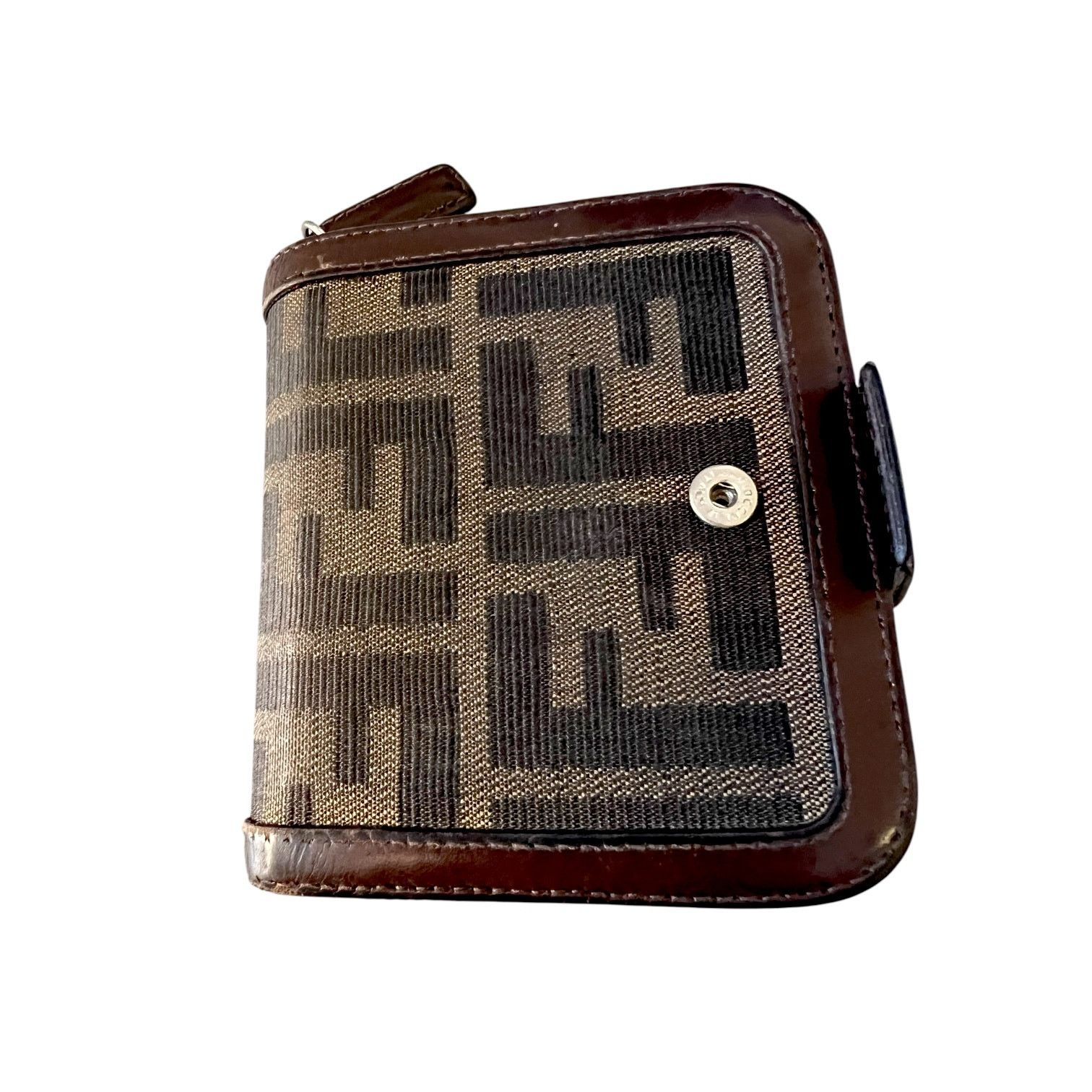 Fendi Vintage FENDI Zucca Bi-Fold Wallet with Zipper Pocket Size ONE SIZE - 5 Thumbnail